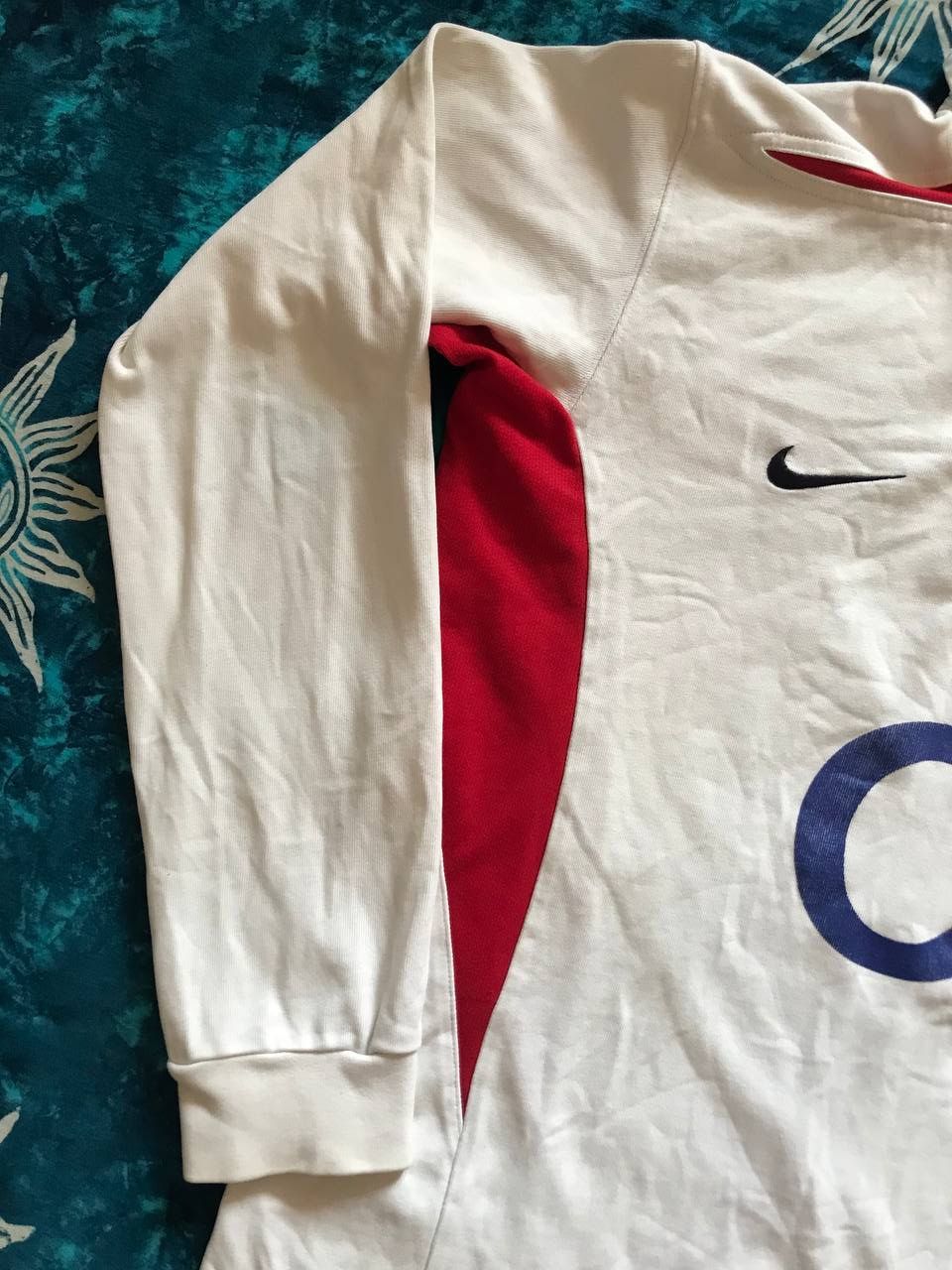 Nike Vintage 90s Nike Rugby Jersey Y2K England Long Sleeve Size US M / EU 48-50 / 2 - 6 Thumbnail