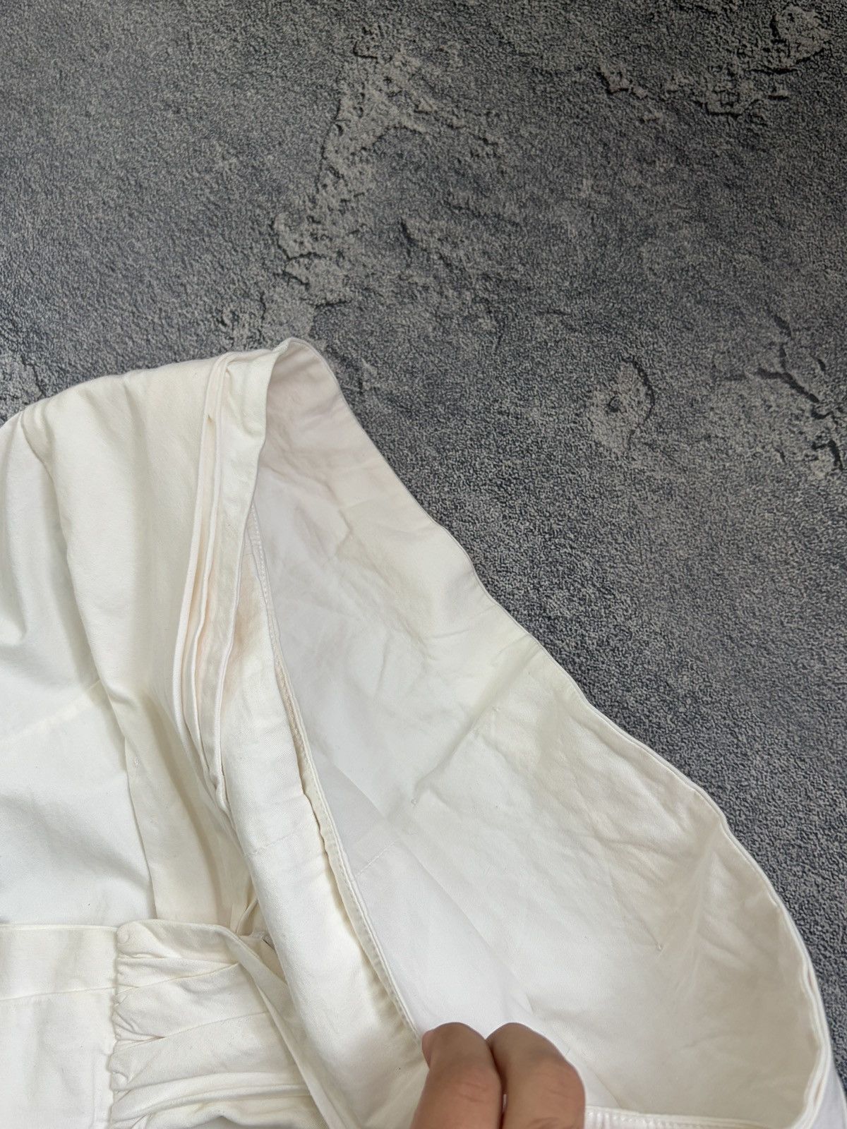 Jil Sander Jil Sander Tie Waist Wrap Trousers White IT 42 Size 28" / US 6 / IT 42 - 11 Thumbnail