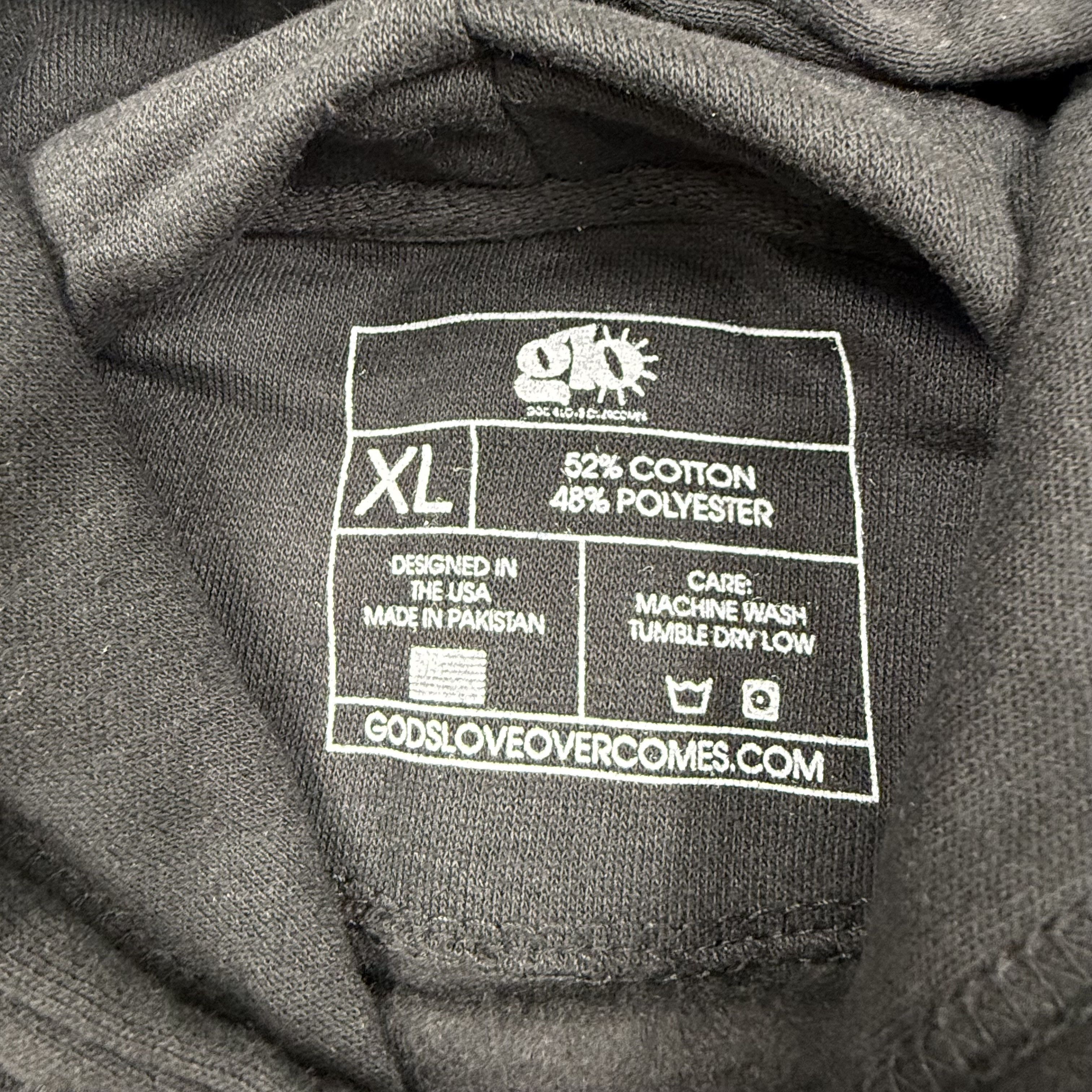 Other Gods Love Overcomes GLO Jesus Is King XL Streetwear Pullover Size US XL / EU 56 / 4 - 3 Thumbnail