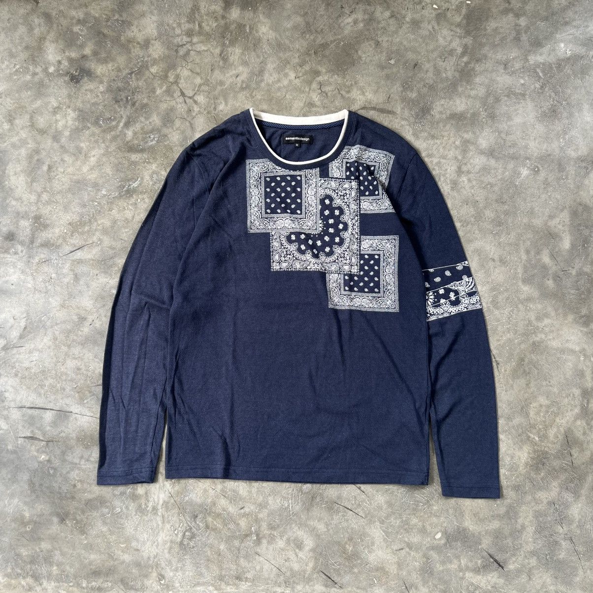 semanticdesign 2000s Semanticdesign Visvim Style Paisley Long Sleeve Shirt Size US M / EU 48-50 / 2 - 1 Thumbnail
