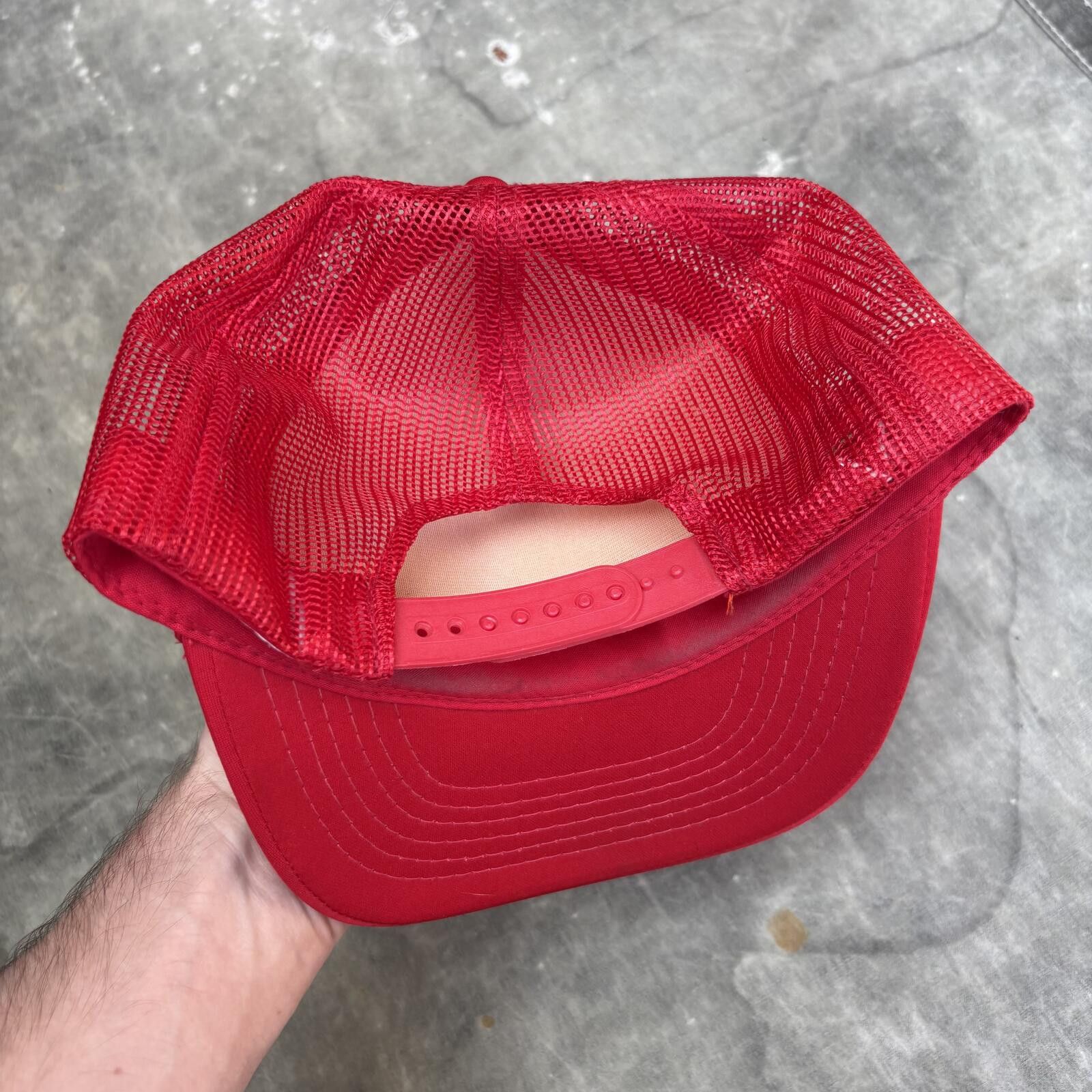 Vintage Vintage 80s Lamb Lumber Co. Sheep Arkansas Rope Trucker Hat Size ONE SIZE - 2 Thumbnail