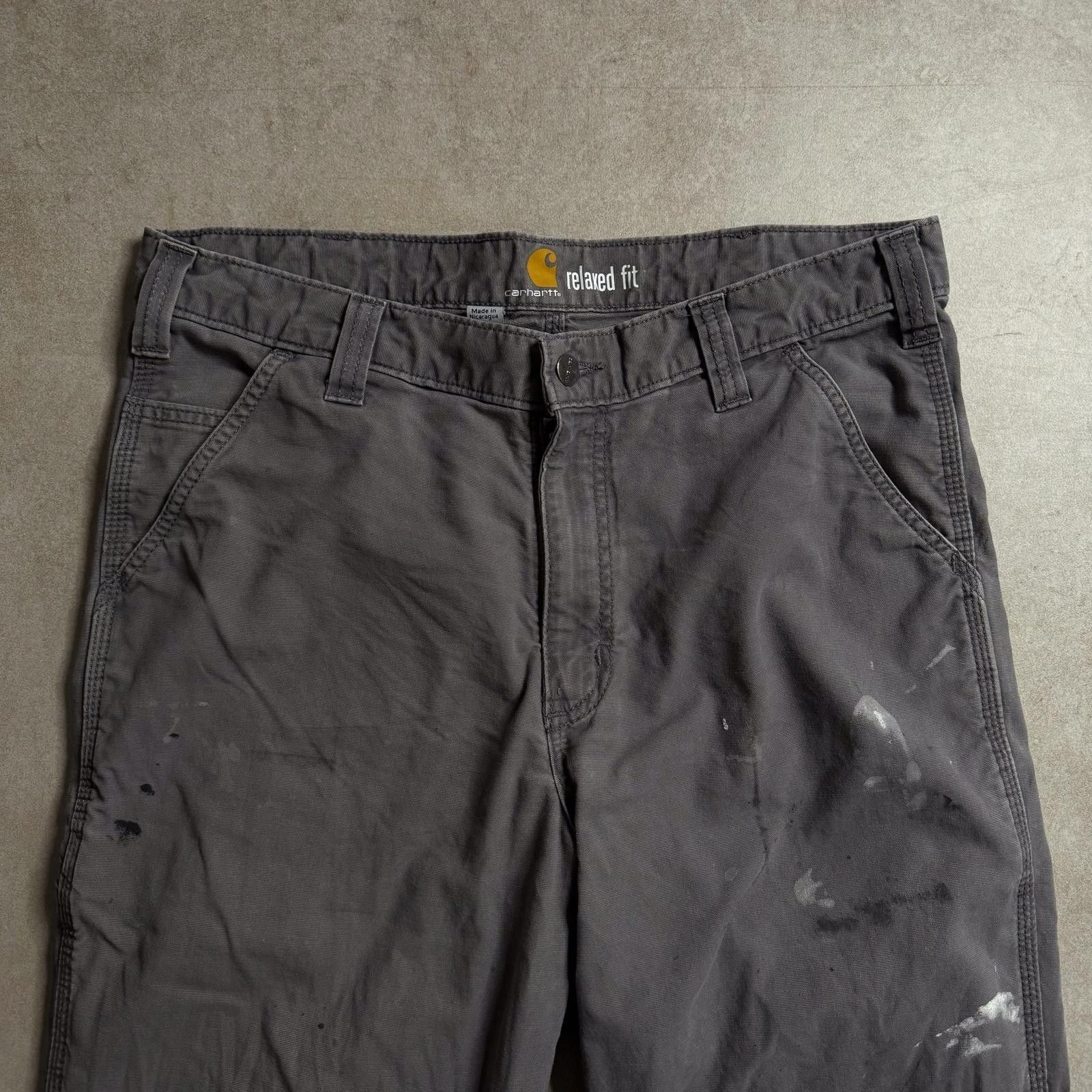 Carhartt Carhartt Grey Relaxed Cargo Pants - 34inch Size US 34 / EU 50 - 6 Thumbnail
