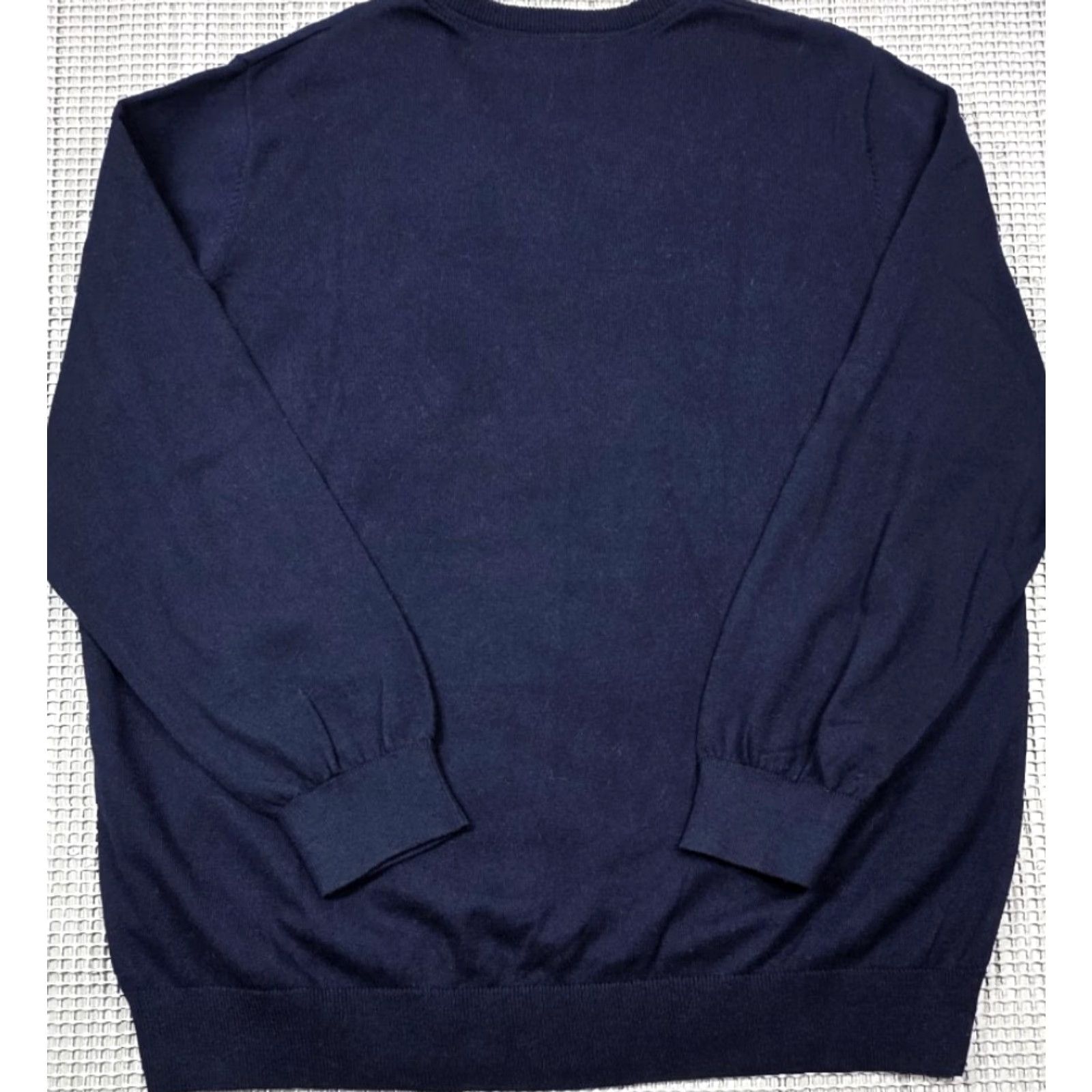 Vintage LL Bean Sweater Mens 2XL Blue Pullover V-Neck Knit Long Sleeve Cashmere Blend Size US XXL / EU 58 / 5 - 5 Thumbnail