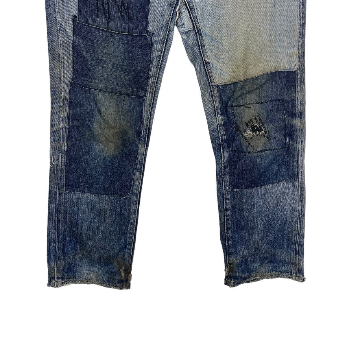 Hysteric Glamour Uniqlo Jeans Patchwork Jeans Size US 31 - 4 Thumbnail
