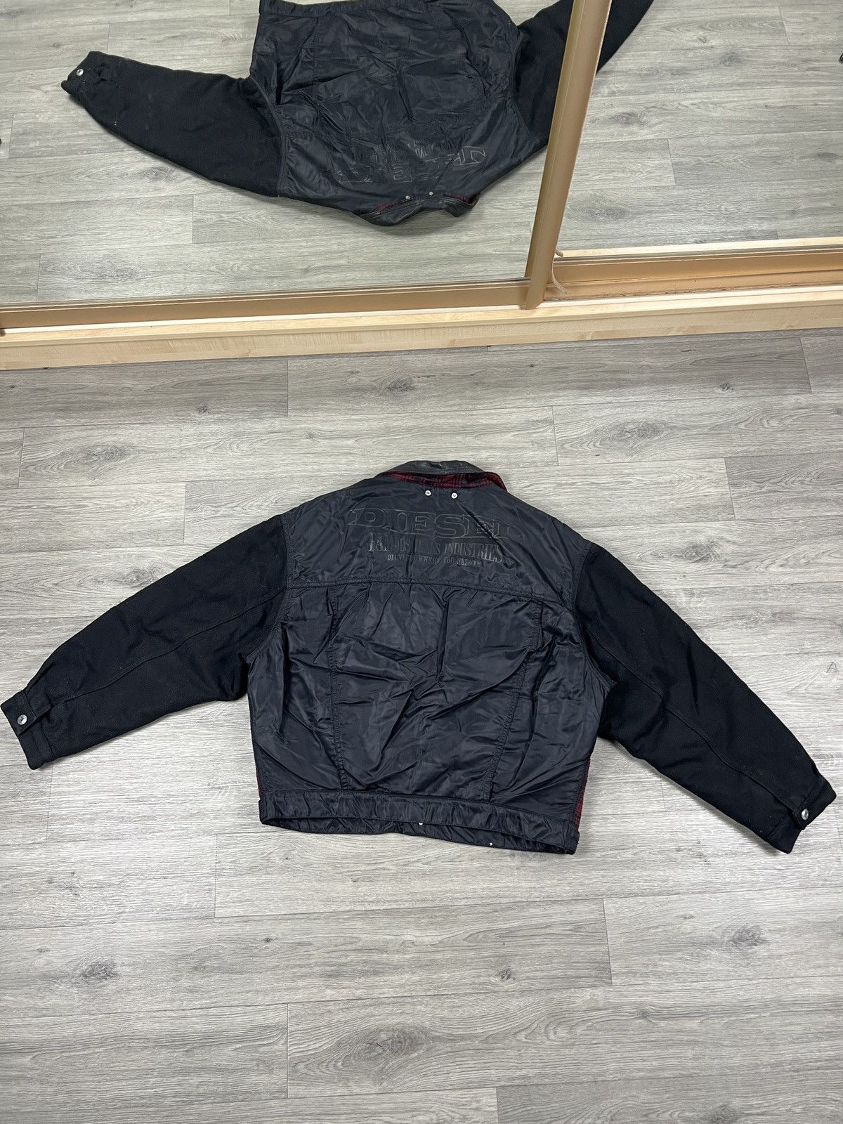 Diesel Vintage Diesel y2k Wool Bomber Jacket Men’s Size L Size US L / EU 52-54 / 3 - 9 Thumbnail