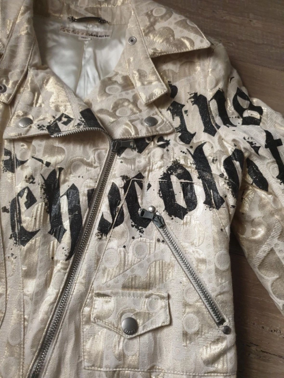 Vintage miss sixty y2k baroque punk moto biker jacket Size US S / EU 44-46 / 1 - 4 Thumbnail