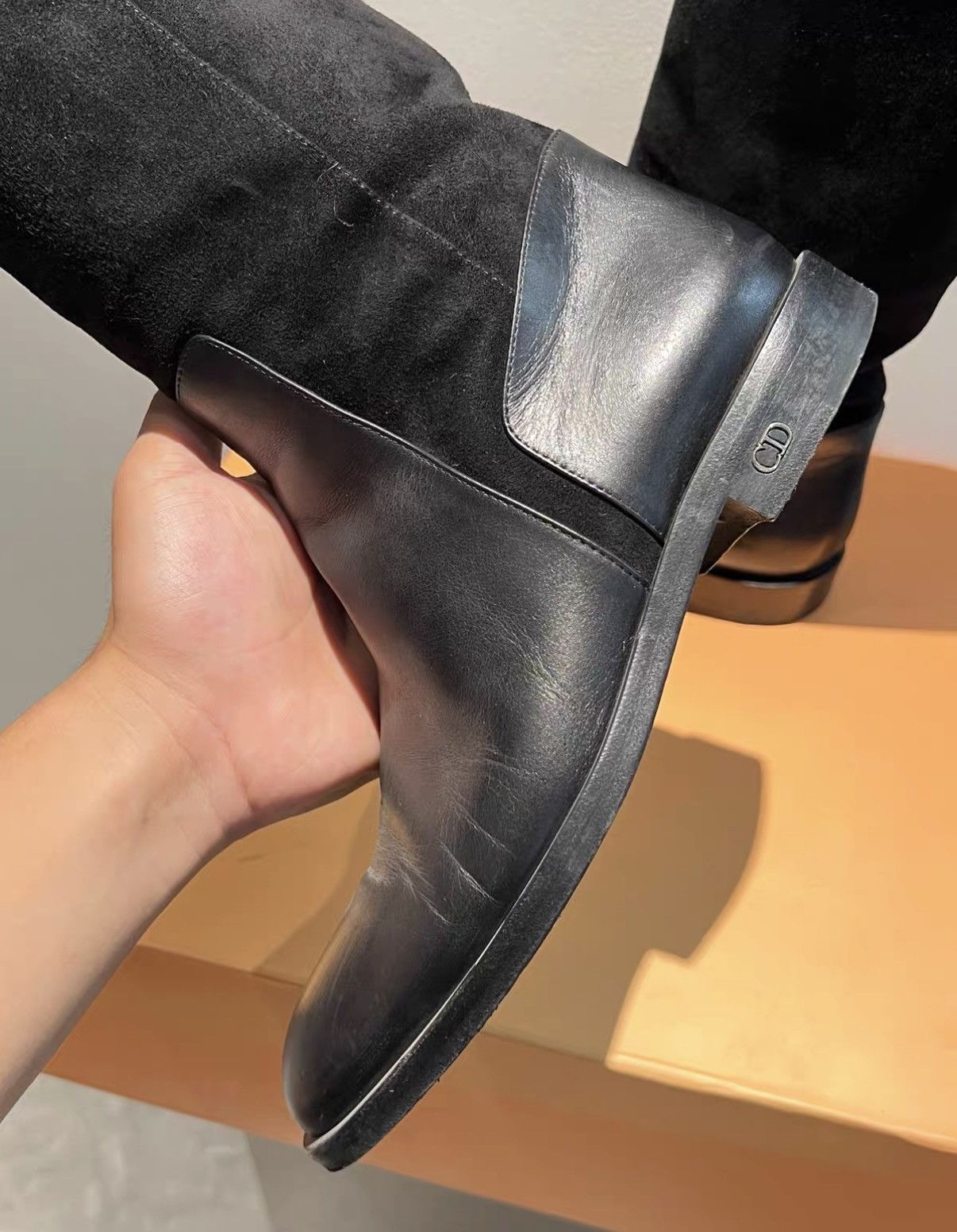 Dior Dior Suede Knee-high Boots J42 Size US 7 / IT 37 - 8 Thumbnail