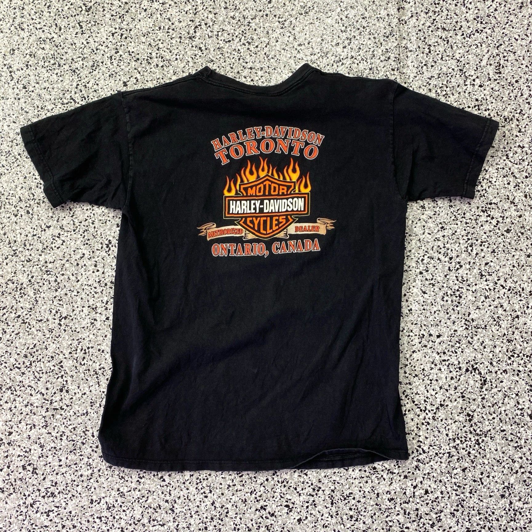 Harley Davidson VINTAGE Harley-Davidson T Shirt Adult XL Black Size US XL / EU 56 / 4 - 4 Thumbnail