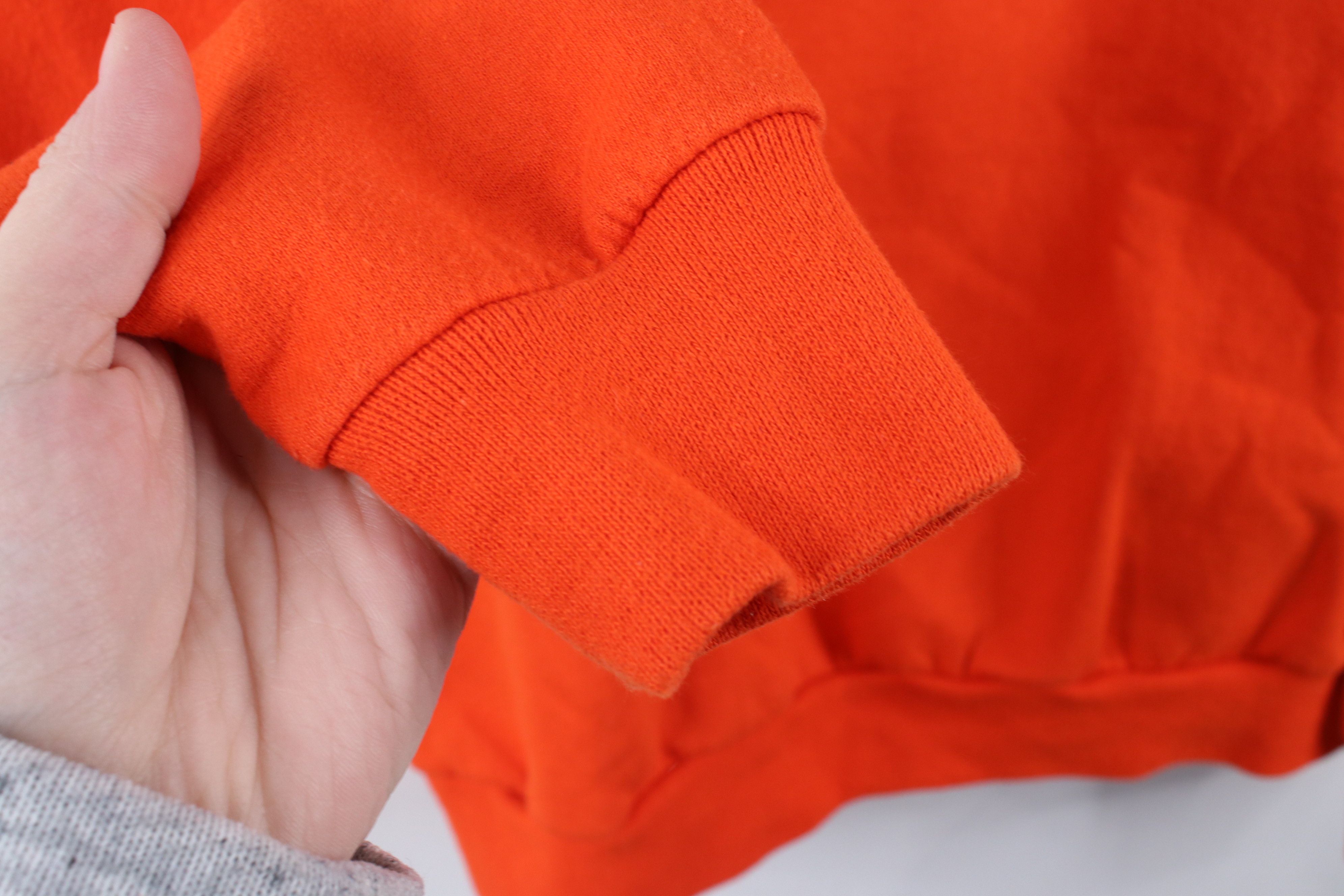 Vintage Vintage 90s Streetwear Halloween Witch Sweatshirt Orange Size L / US 10 / IT 46 - 5 Thumbnail