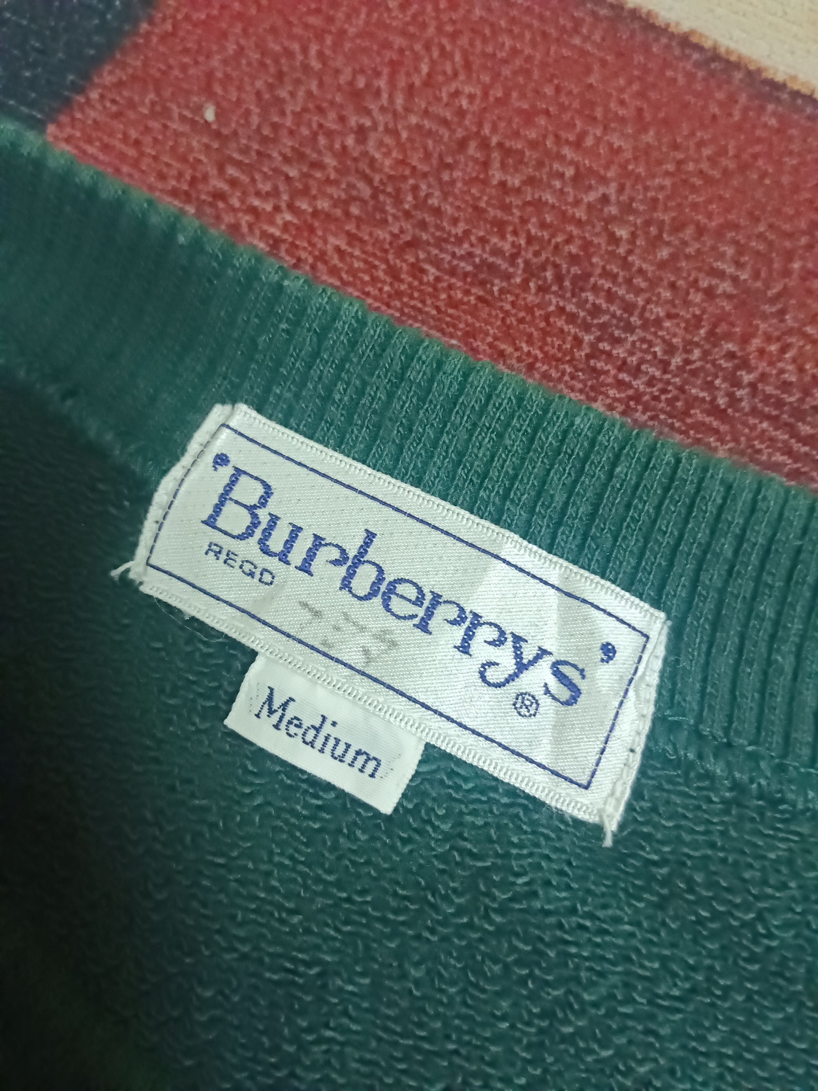 Burberry × Vintage Vintge Burberrys Embroidery Logo Sweatshirt Size US M / EU 48-50 / 2 - 4 Thumbnail