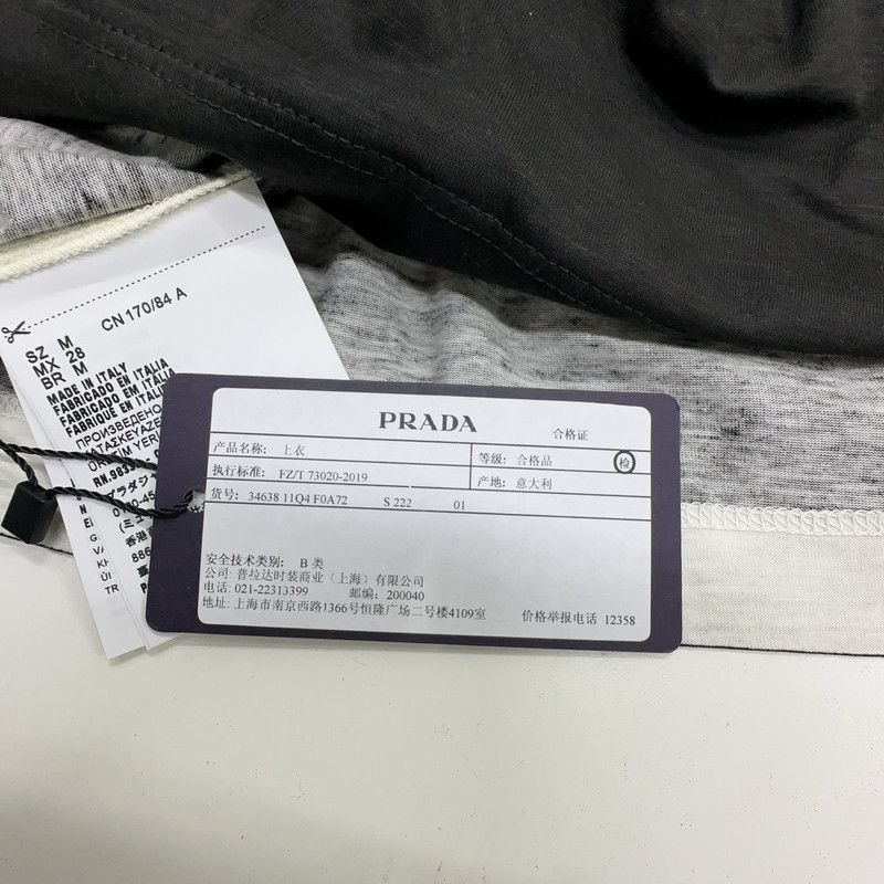 Prada Prada SS22 Color Block Long Sleeve TShirt-2506 Size US M / EU 48-50 / 2 - 1 Thumbnail