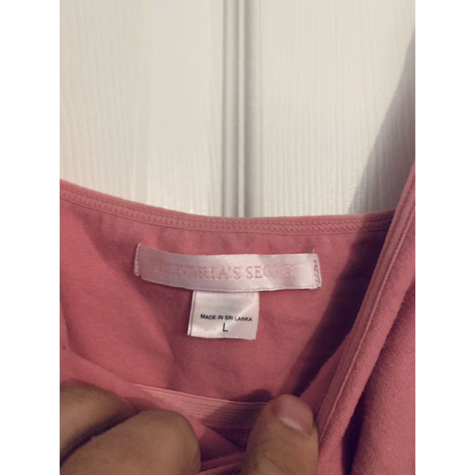 Victoria's Secret Victoria's Secret PINK Top Women L Pink Spaghetti strap Crop top Sleeveless Womens Size L / US 10 / IT 46 - 2 Thumbnail