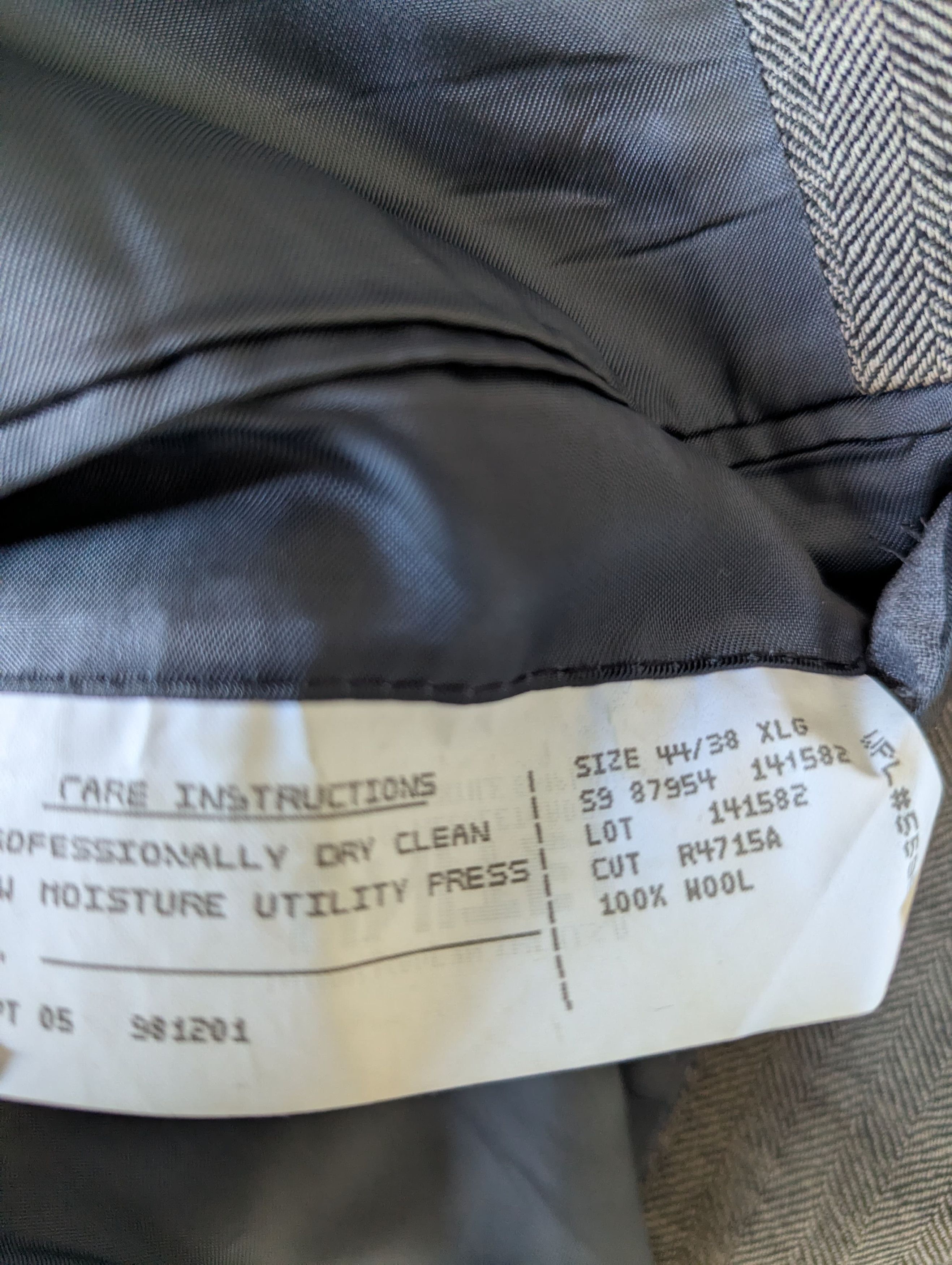 Polo Ralph Lauren Vintage Double Brested Suit Size 44L - 8 Thumbnail