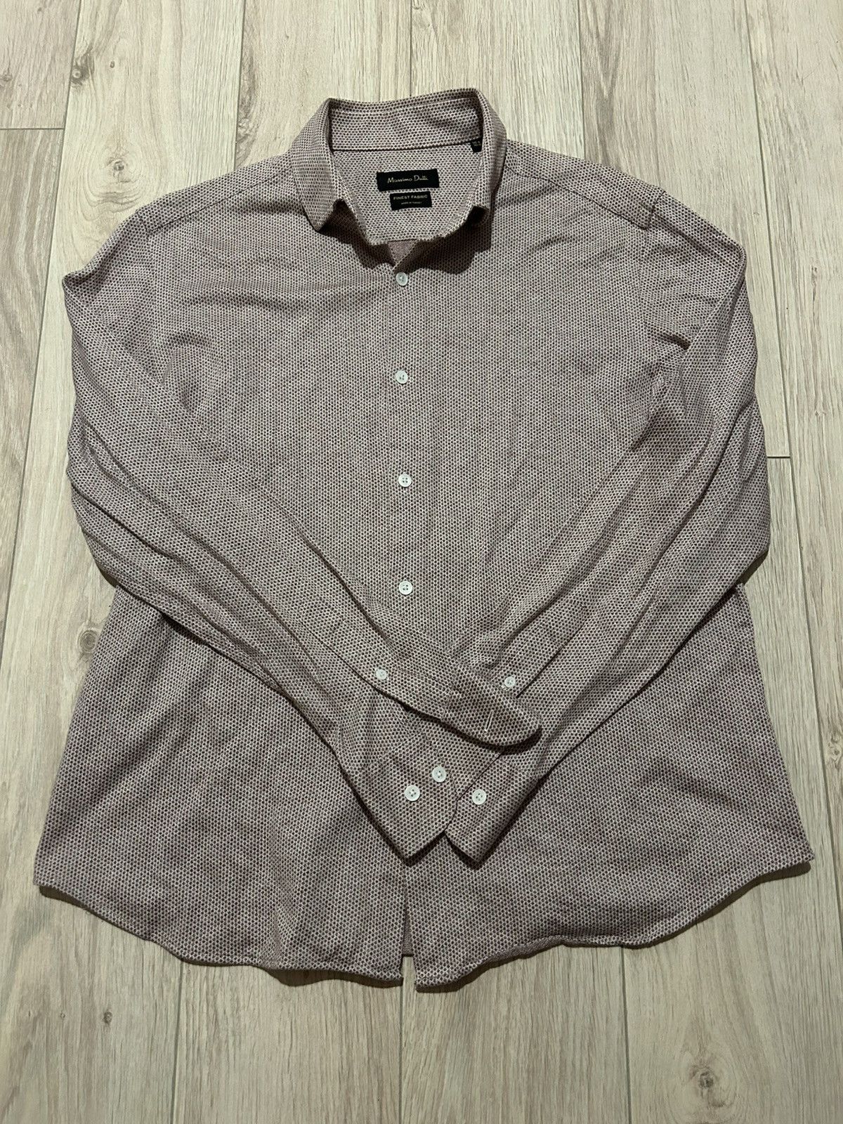 Designer Massimo Dutti basic polkadot shirt Size US XL / EU 56 / 4 - 1 Thumbnail