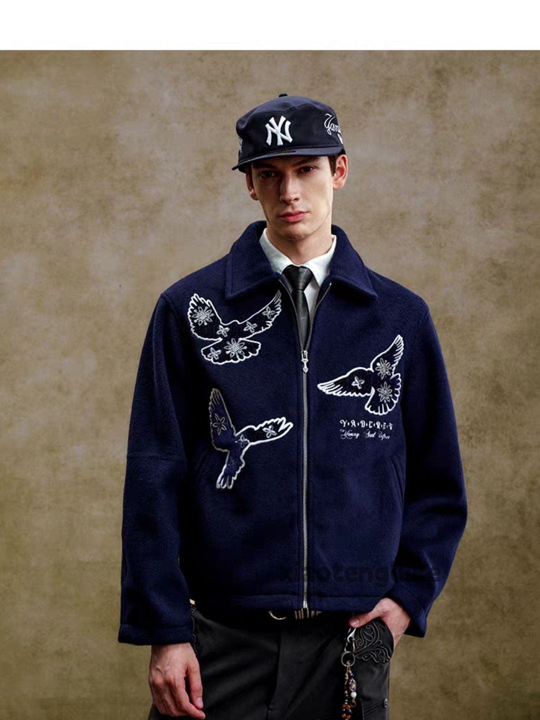 Vintage Utility woolen yuppie loose hiphop festival work jacket Size US XXL / EU 58 / 5 - 7 Thumbnail