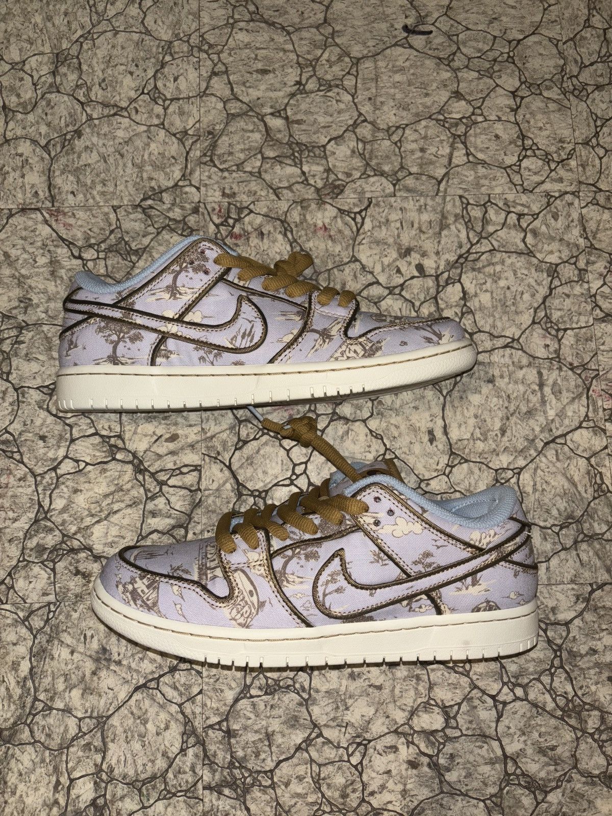 Nike Nike sb dunk canvas painting Size US 8.5 / EU 41-42 - 1 Thumbnail