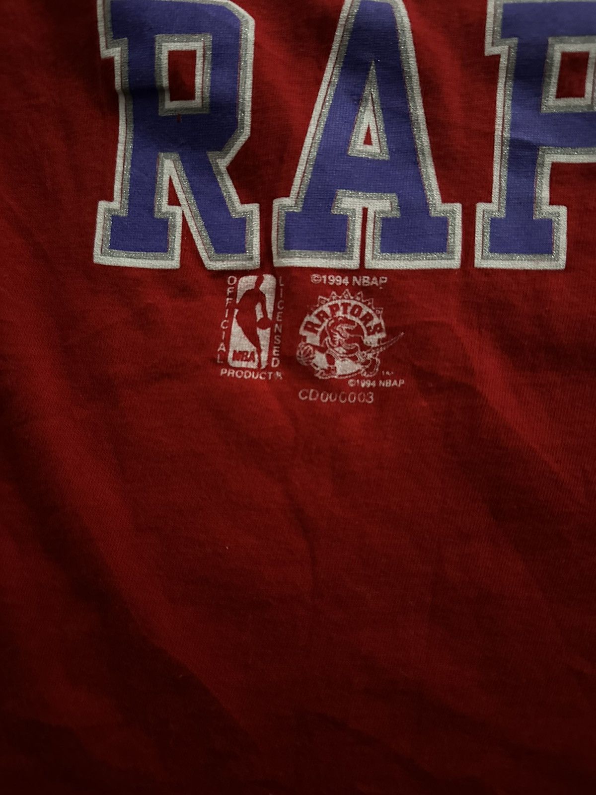 NBA Toronto Raptors Vintage Tee 1994 Size US L / EU 52-54 / 3 - 3 Thumbnail