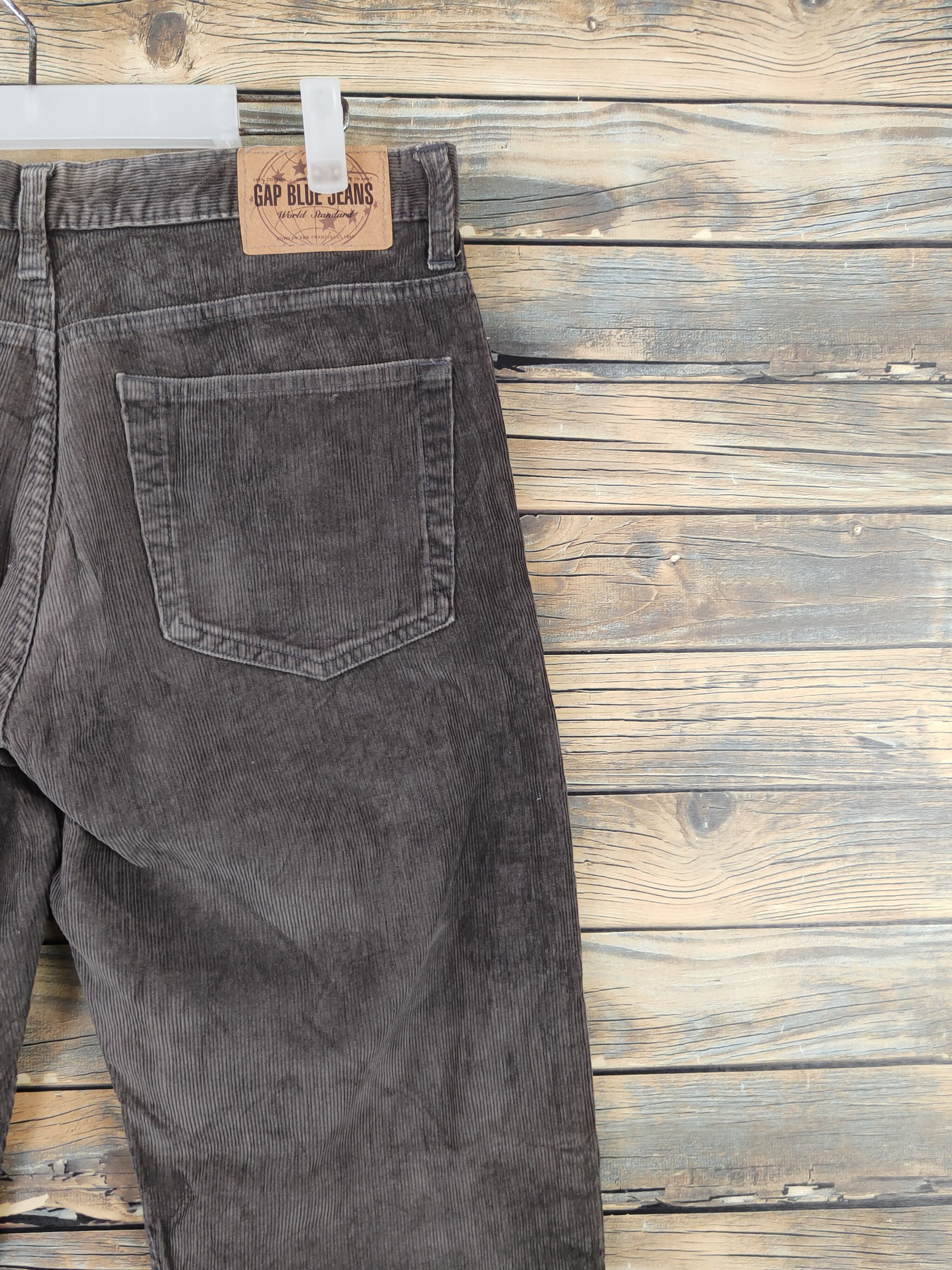 Gap Gap Dark Brown Multipocket Corduroy Pants #W1830 Size US 31 - 10 Thumbnail