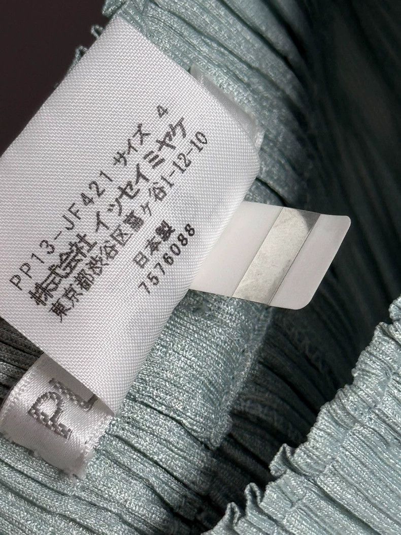 Issey Miyake Issey Miyake size:4 Light blue thick cream puff pants Size 22" - 4 Thumbnail