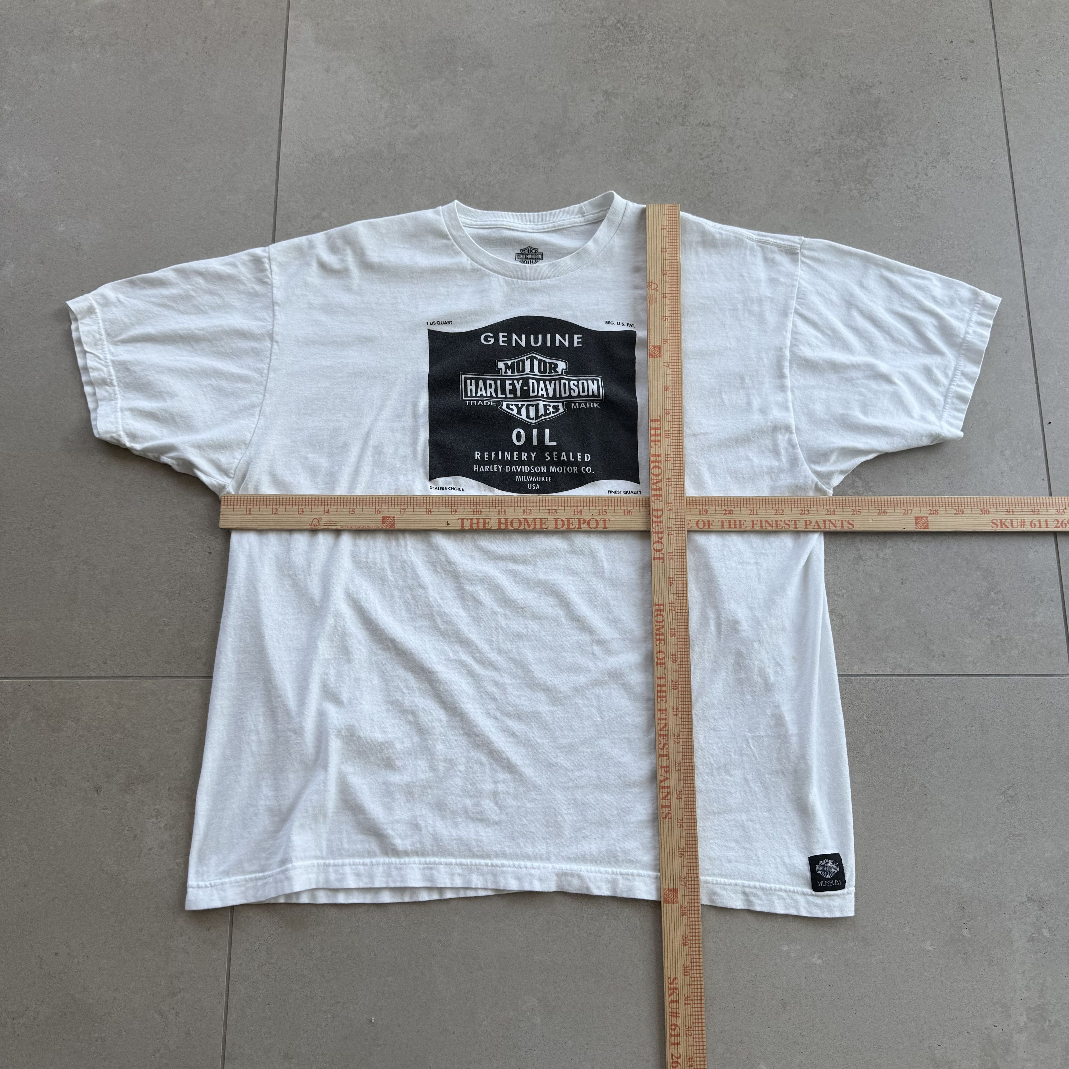 Harley Davidson Harley Davidson Oil T Shirt Size US XXL / EU 58 / 5 - 7 Thumbnail