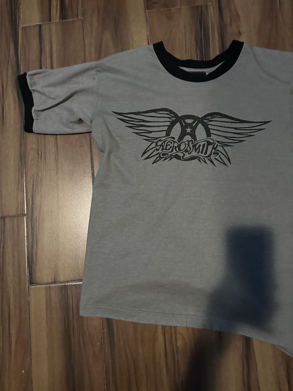 Band Tees Vintage Aerosmith ringer Tee Size US M / EU 48-50 / 2 - 2 Thumbnail