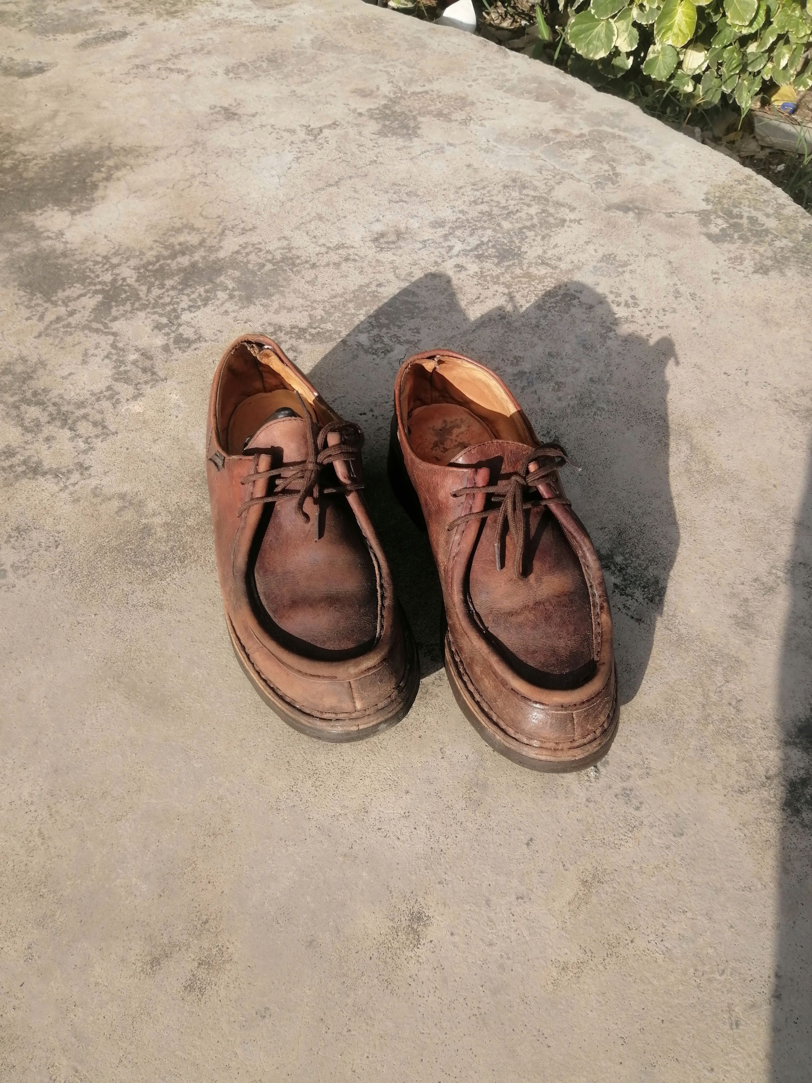 Paraboot Paraboot Michael Brown Leather Moc Toe Derby - 41.5 - France Size US 8.5 / EU 41-42 - 7 Thumbnail