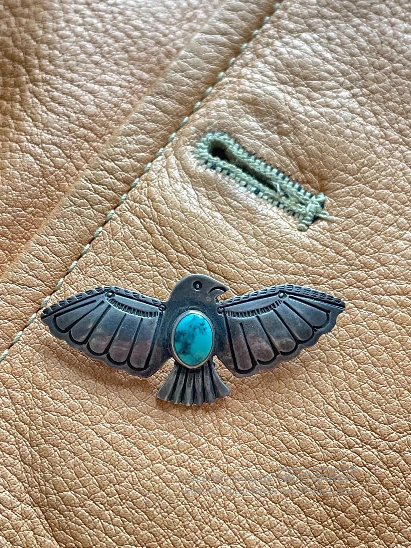 ARIZONA FREEDOM arizona freedom raven pin with turquoise detail. Size ONE SIZE - 2 Thumbnail