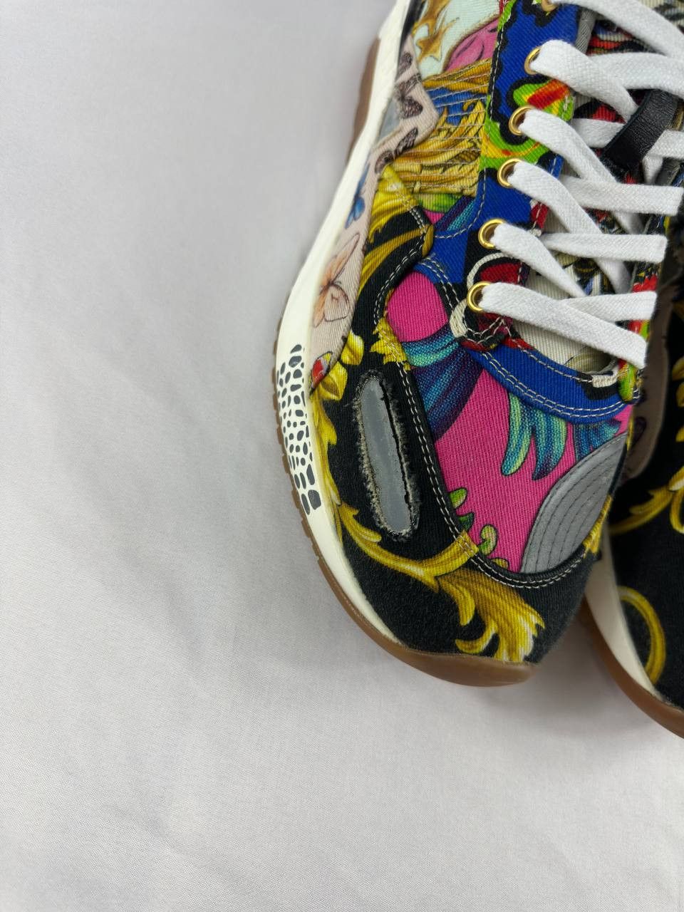 Versace Versace Achilles 'Baroque Print' Sneakers Size US 12 / EU 45 - 6 Thumbnail