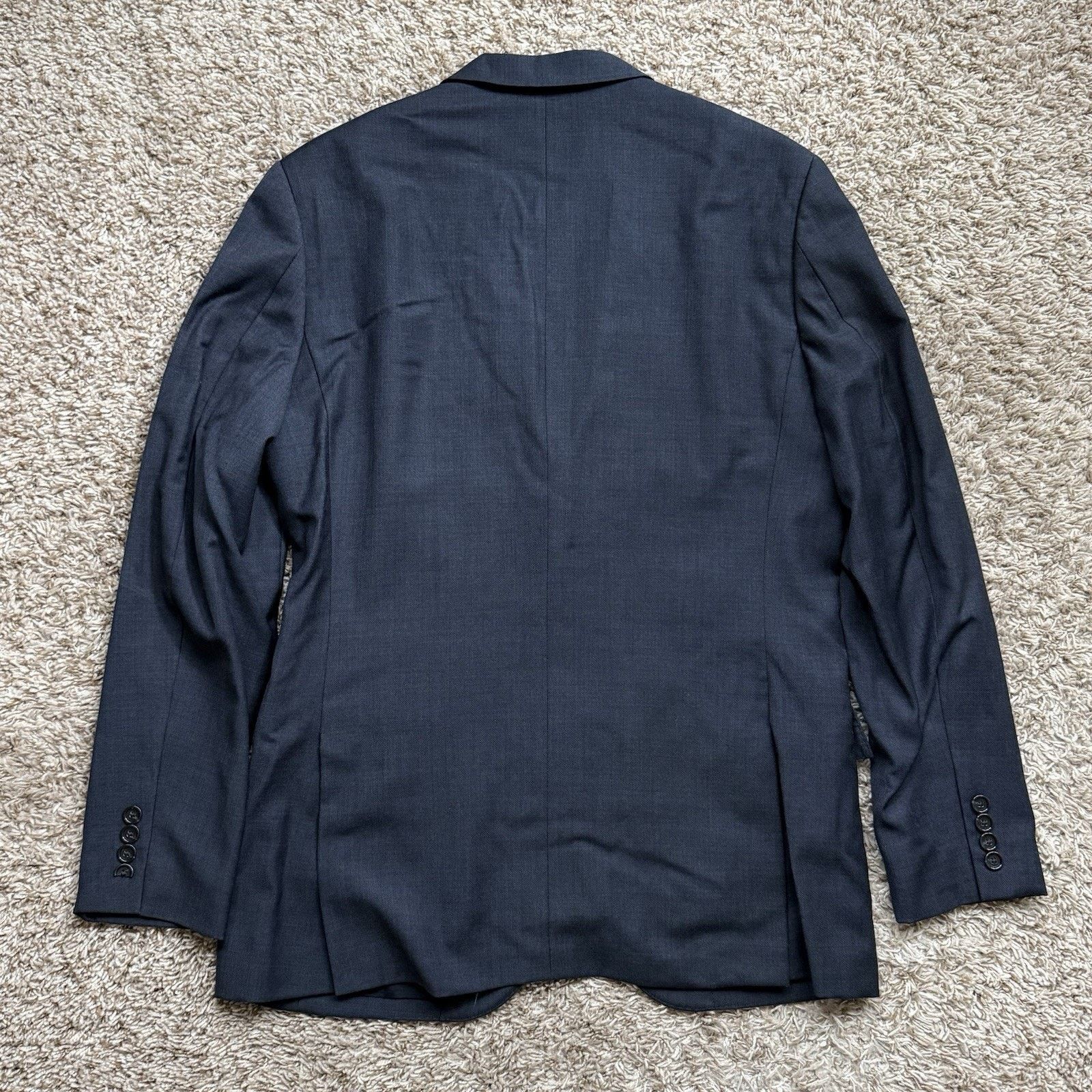 J.Crew J.Crew Ludlow Tollegno 1900 Wool Suit Navy Blue Jacket 40R Size 40R - 3 Thumbnail