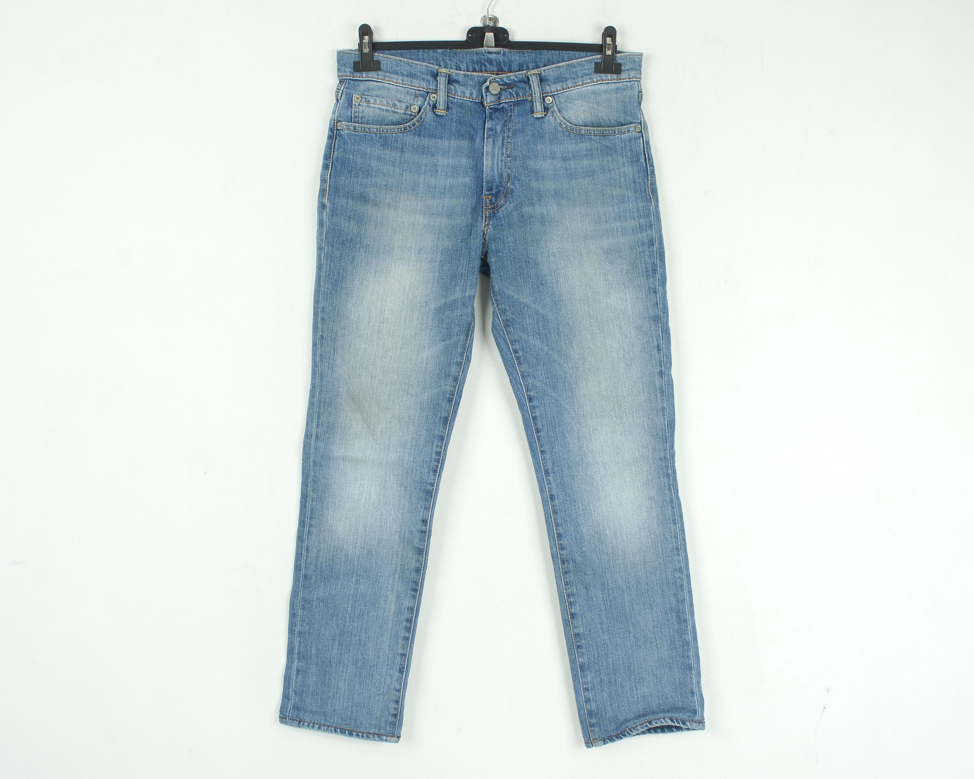 Levi's 511 W33 L32 Jeans Slim Denim Pants Trousers Straight Blue Size US 33 - 1 Thumbnail