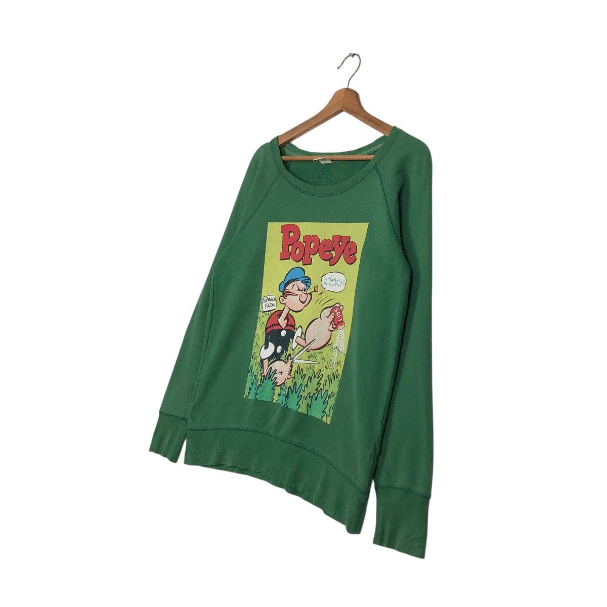 Cartoon Network 📌Vintage Cartoon Popeye Sweatshirt Big Logo Design Size US L / EU 52-54 / 3 - 3 Thumbnail
