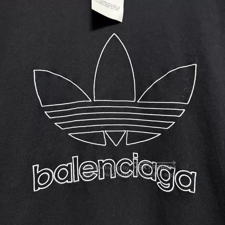 Balenciaga Balenciaga Brand logo letter embroidery round-neck short-s Size US M / EU 48-50 / 2 - 3 Thumbnail