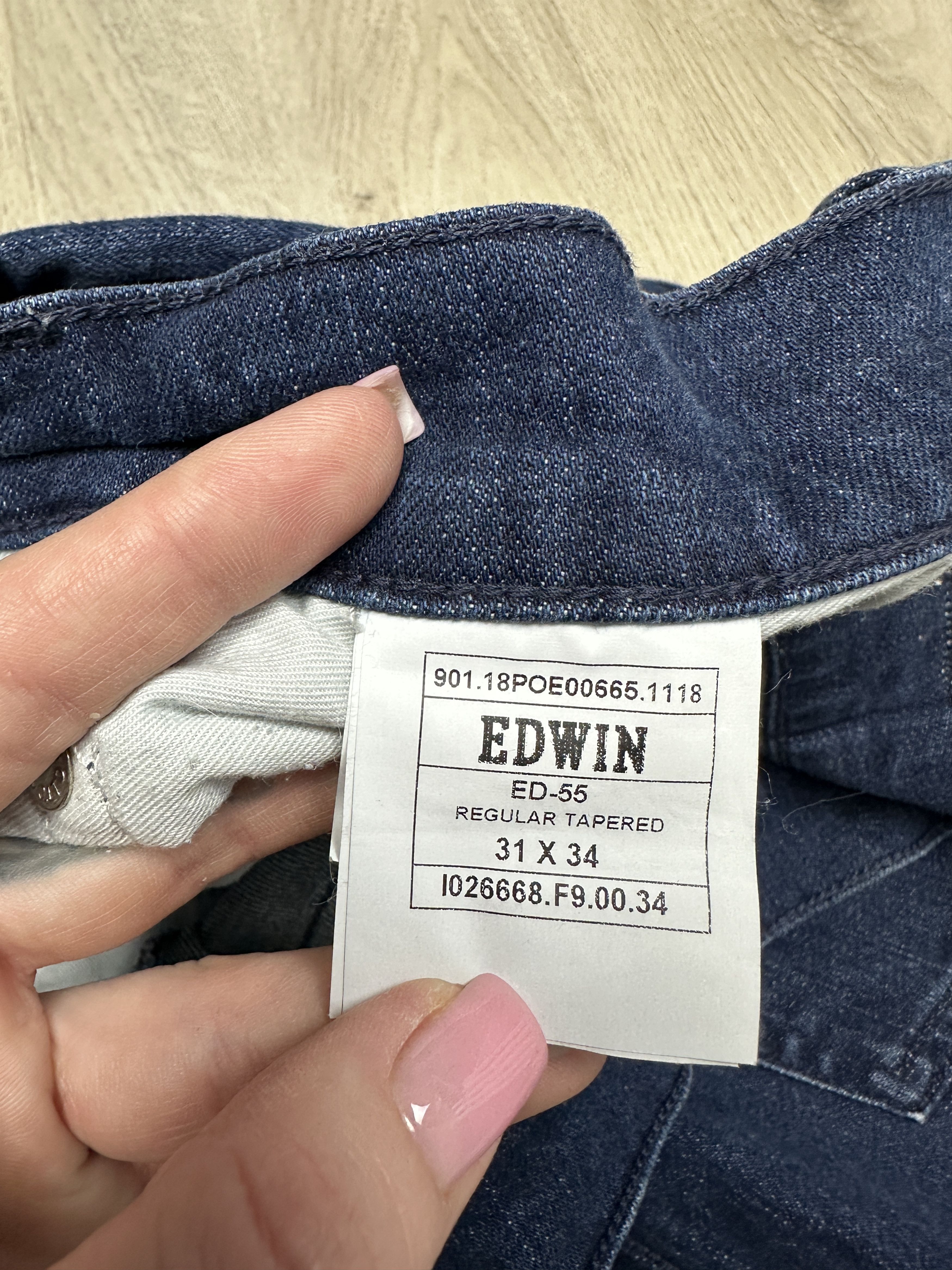 Edwin Edwin Mens Regular Tapered Denim Pants Jeans Size US 31 - 8 Thumbnail