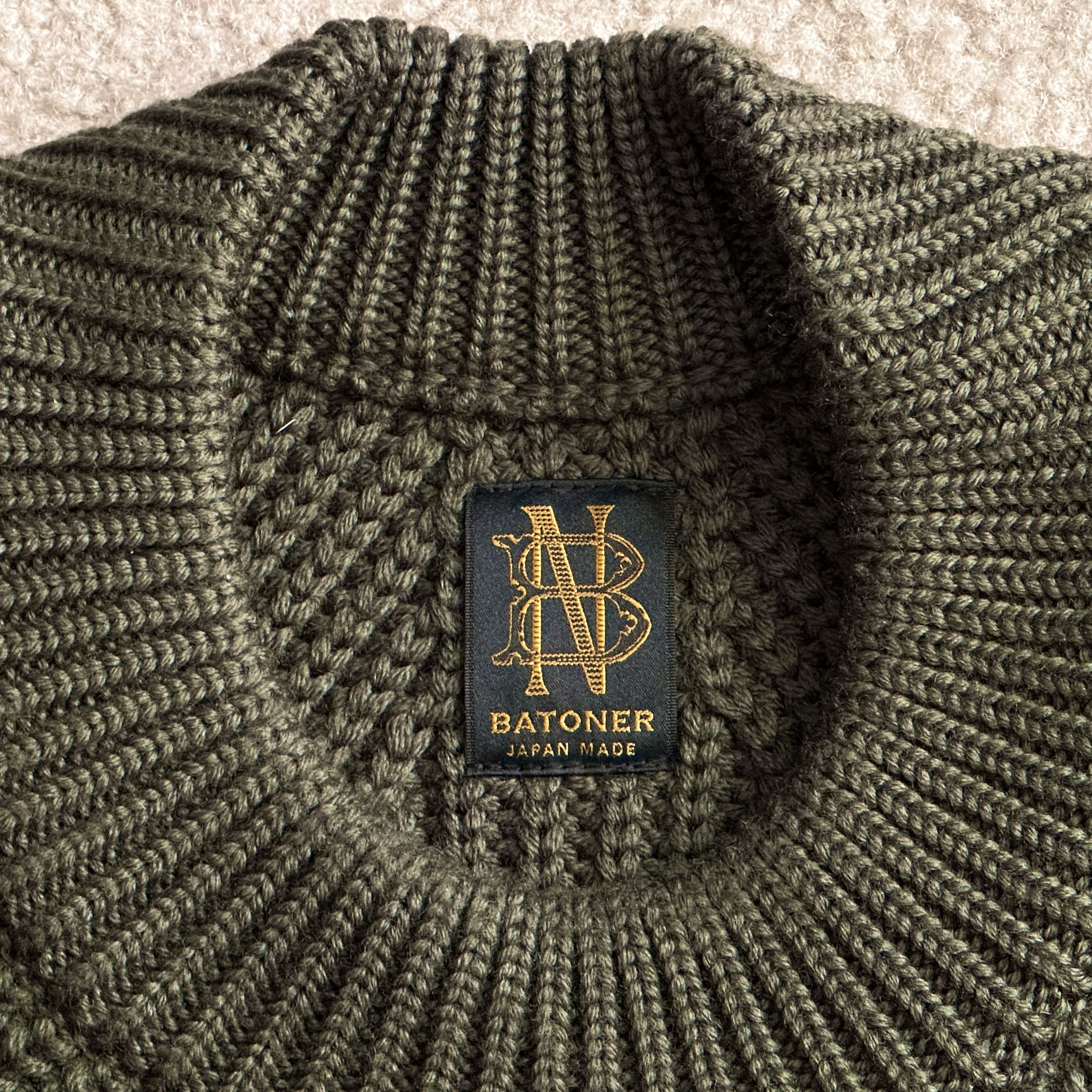 Batoner Batoner Signature Solid Wool Crew Neck Knit Sweater Size US M / EU 48-50 / 2 - 8 Thumbnail