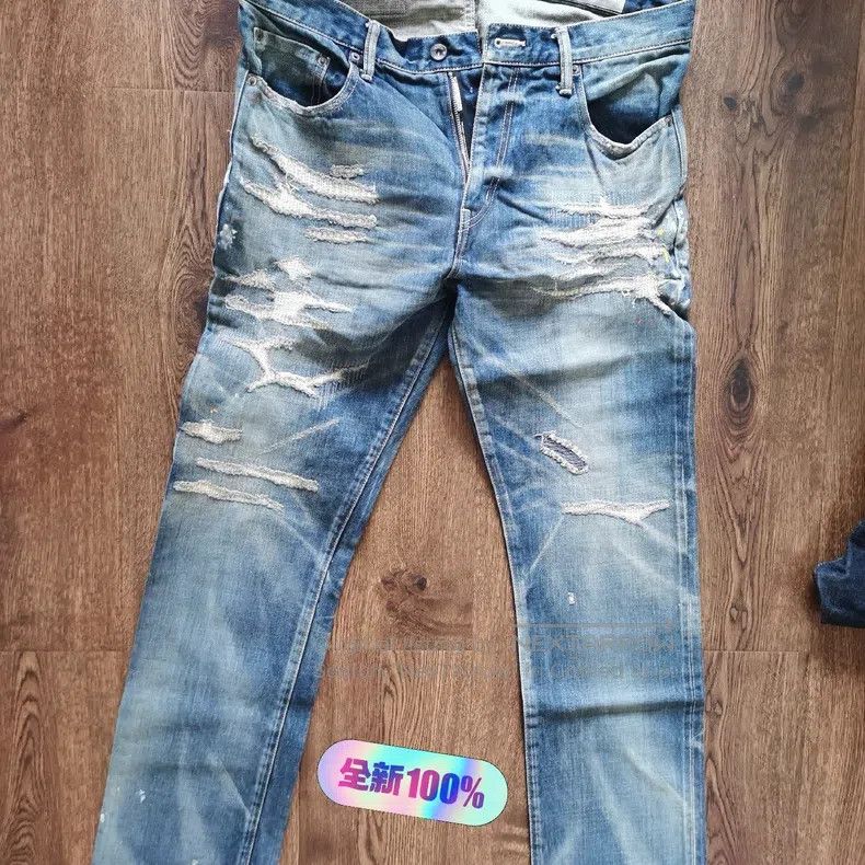 Neighborhood Neighborhood size XL King of Denim, Blue, Cat-whisker, Dis Size US 27 - 1 Thumbnail