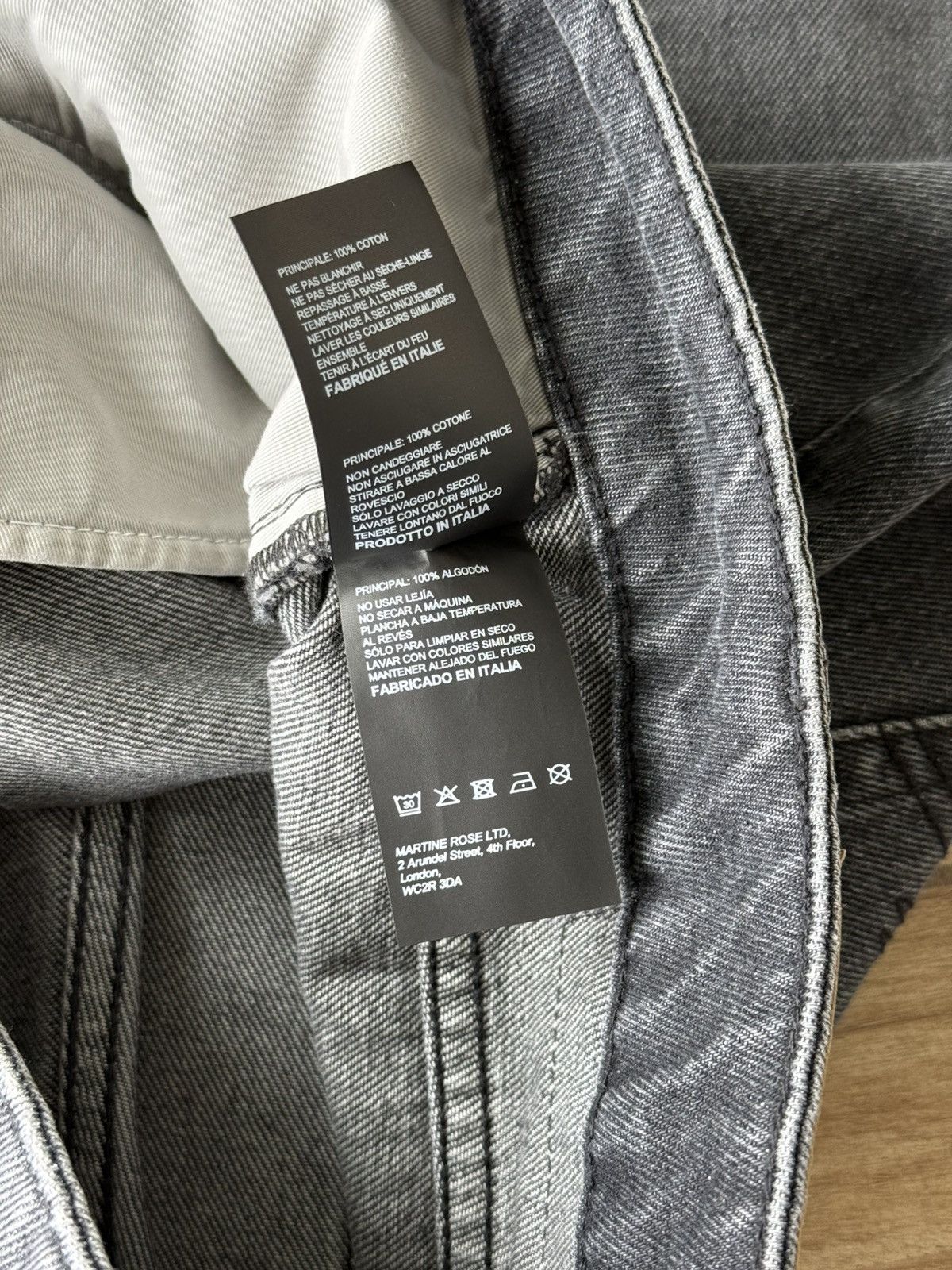 Martine Rose Martine Rose Open Fly Denim Size US 33 - 9 Thumbnail