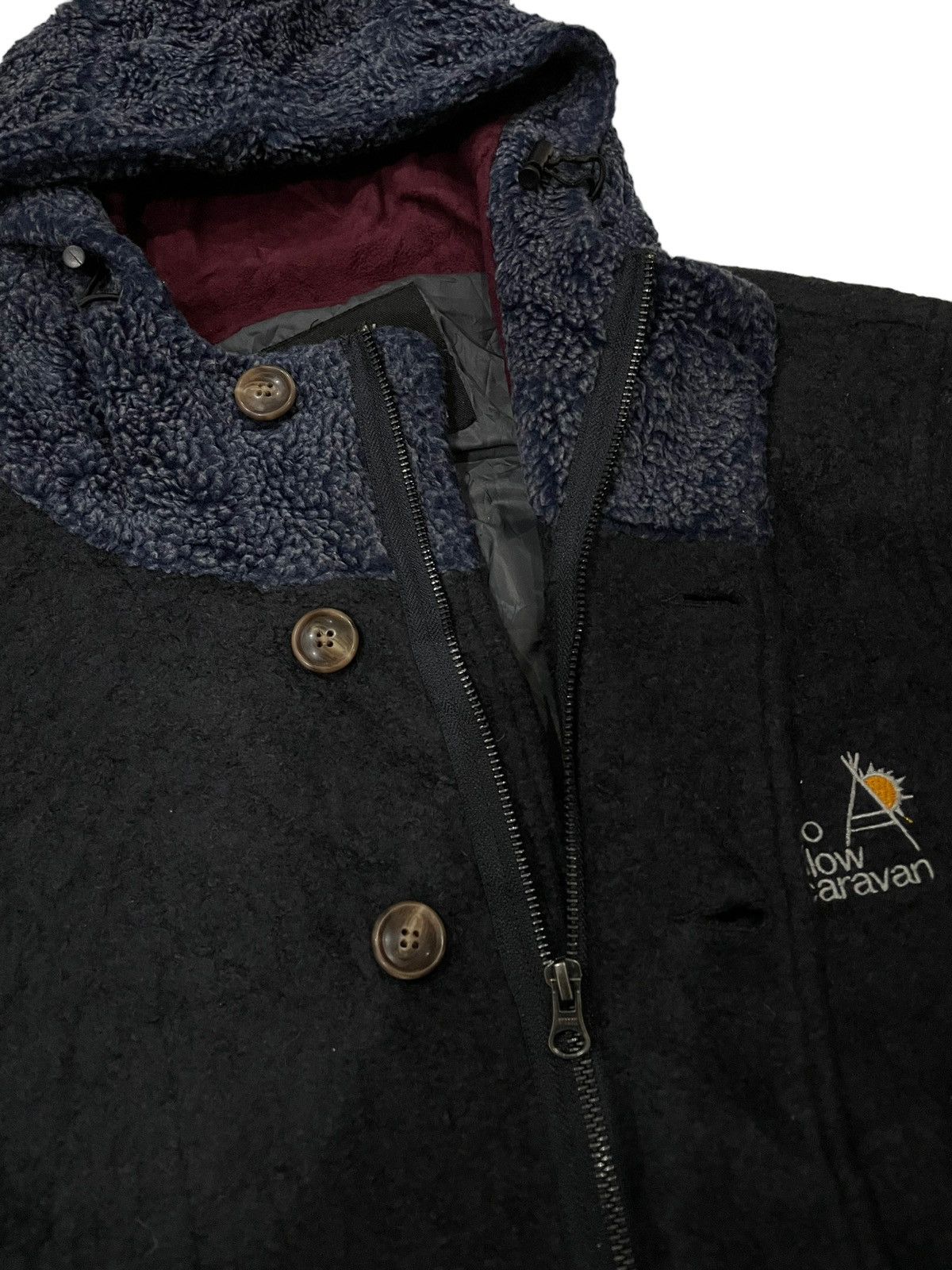go slow caravan Go Slow Caravan Faux Fleece Zip-up Hoodie Jacket Size US M / EU 48-50 / 2 - 6 Thumbnail