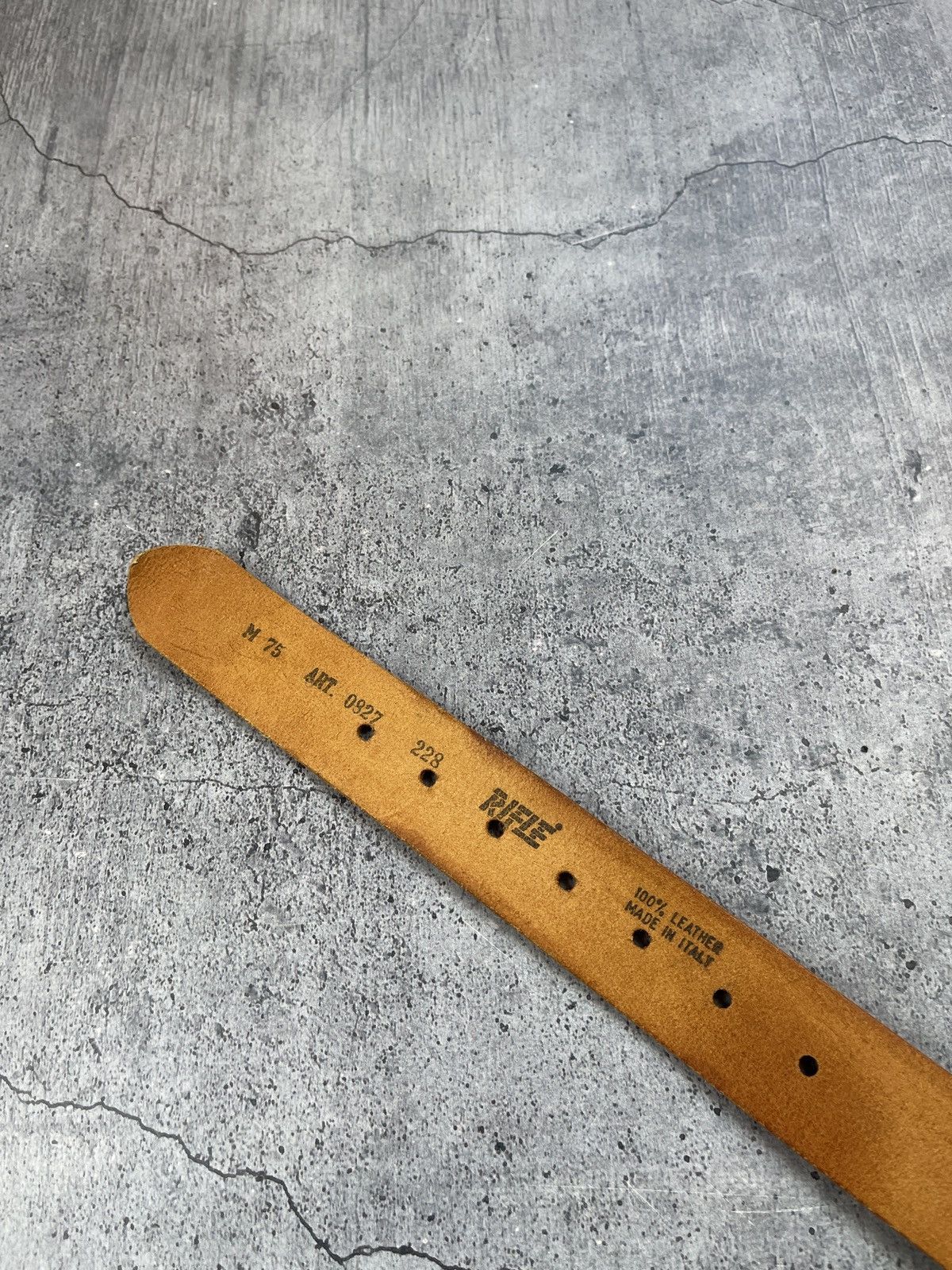 Other Vintage Rifles Leather Belt Gun Western Cowboy Brown Size 30 - 6 Thumbnail