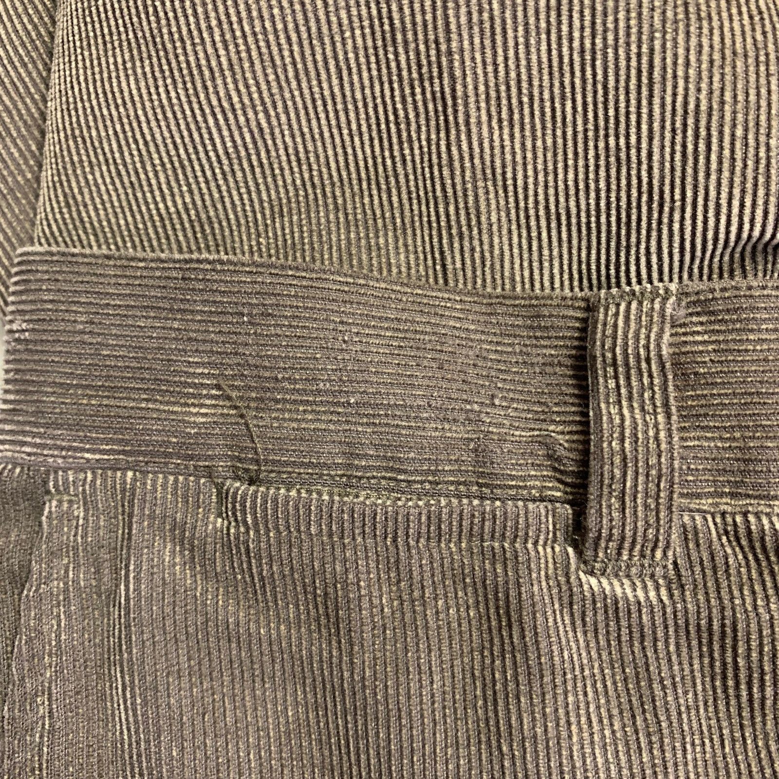 Ermenegildo Zegna ize 31 Brown Corduroy Cotton Zip Fly Dress Pants Size US 31 - 5 Thumbnail