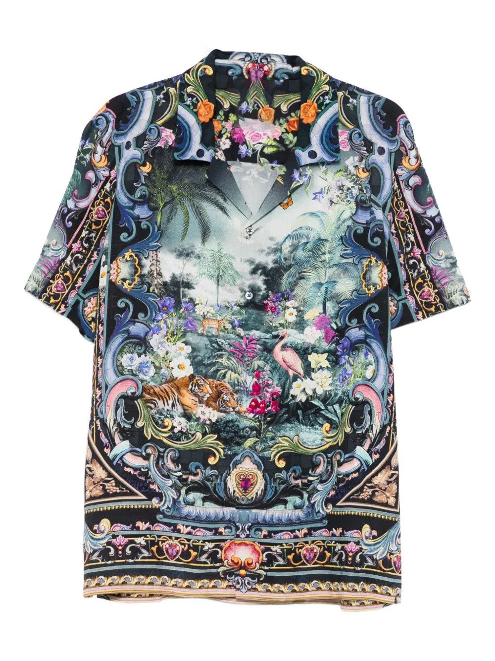Other Baroque-Print Point-Collar Shirt Size US S / EU 44-46 / 1 - 1 Thumbnail
