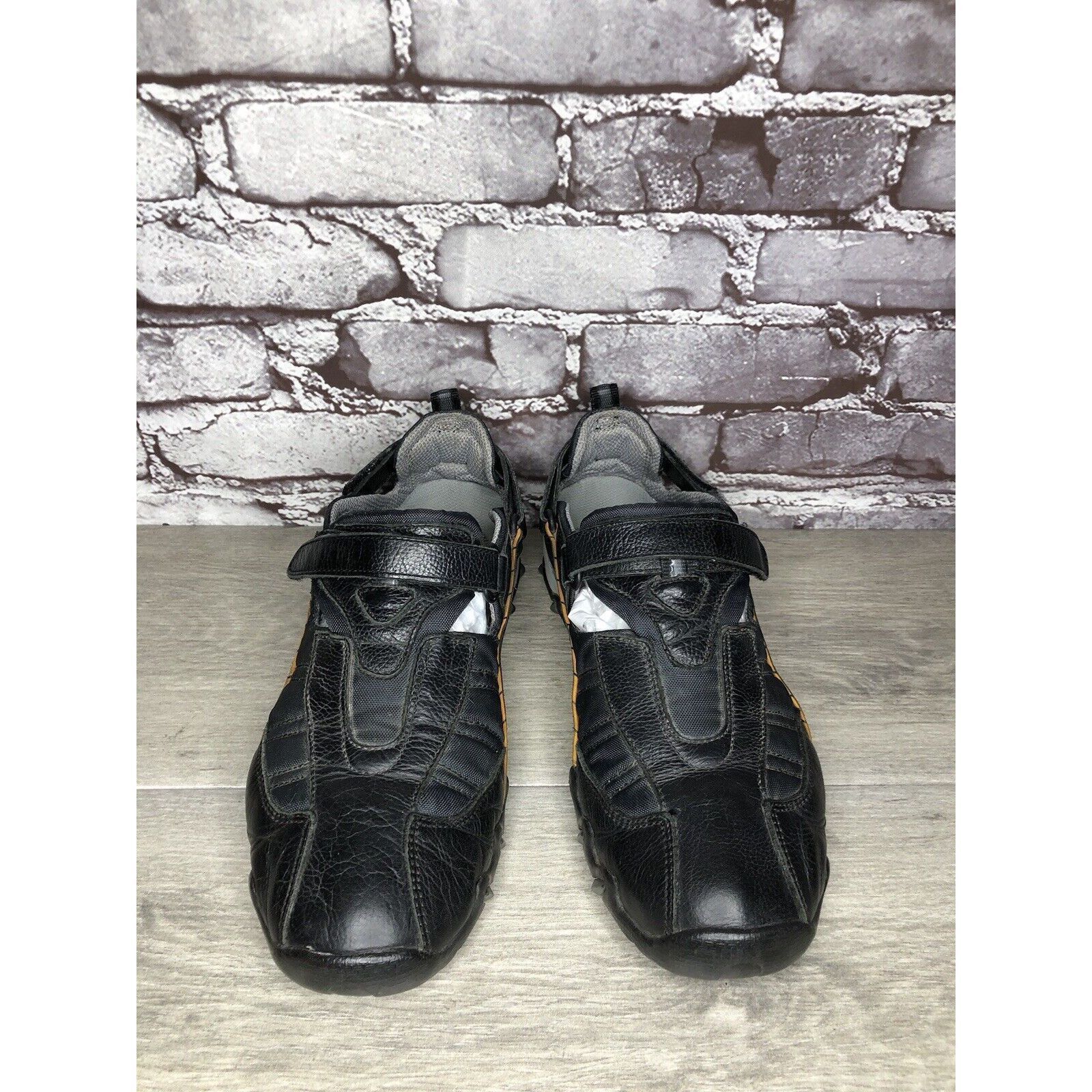 Mephisto Allrounder Mephisto Black Leather Mesh Comfort Sneakers Shoe Size US 8 / EU 41 - 4 Thumbnail
