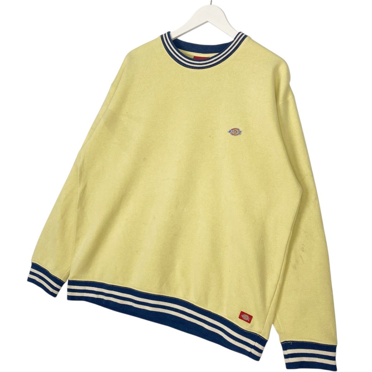 Vintage Vintage Dickies Sweatshirt Crewneck Ringer Yellow Small Size US L / EU 52-54 / 3 - 2 Thumbnail