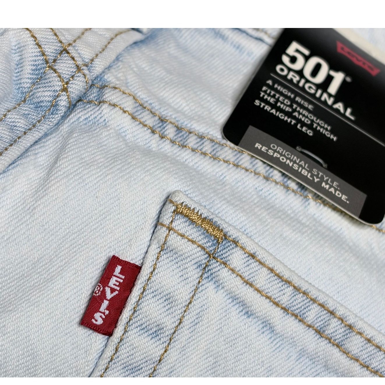 Levi's Levi's Premium 501 Original Retail Jeans Size 29 x 30 NEW Size US 29 - 6 Thumbnail