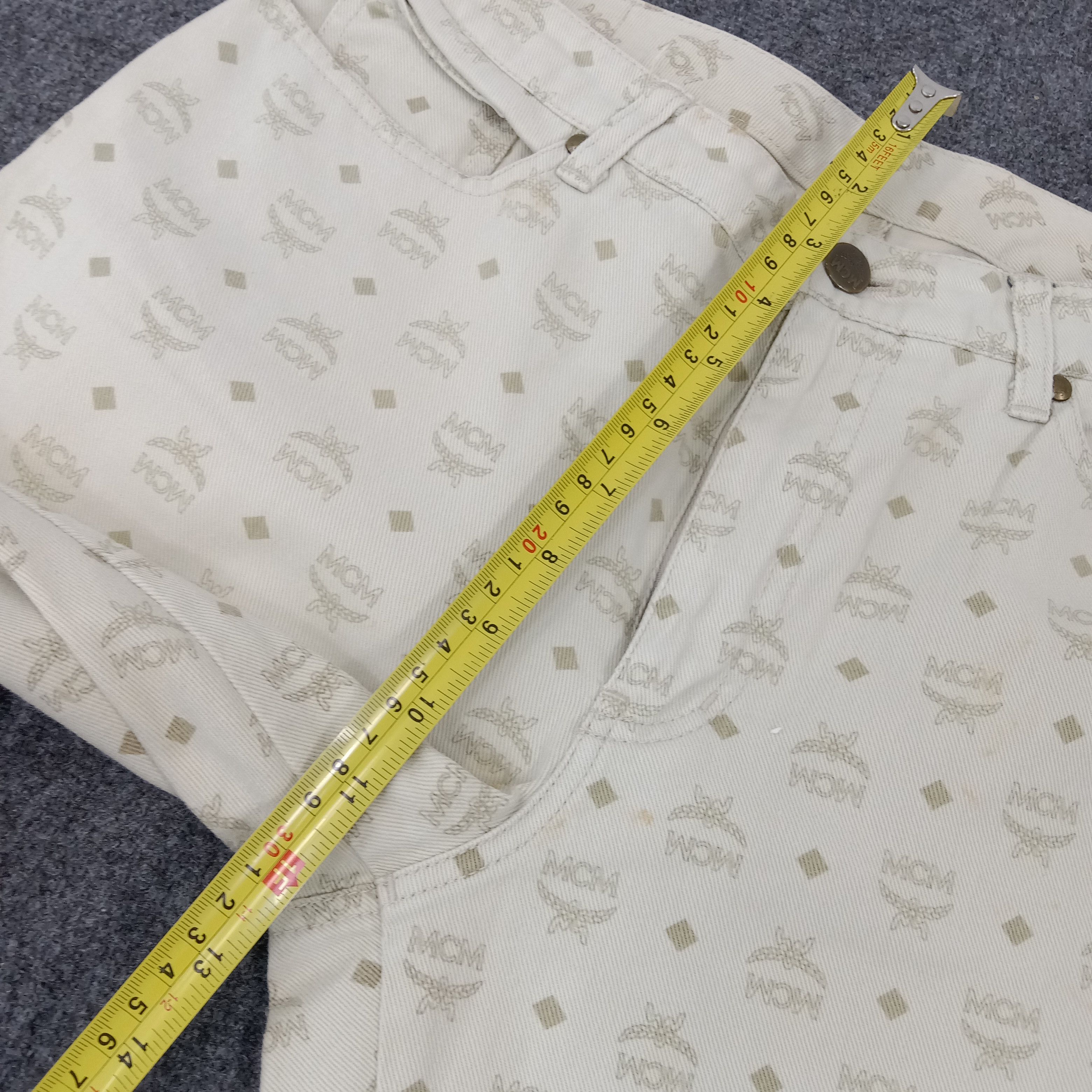 MCM × Vintage MCM Legere Designer Brand Monogram Pants Size US 29 - 10 Thumbnail