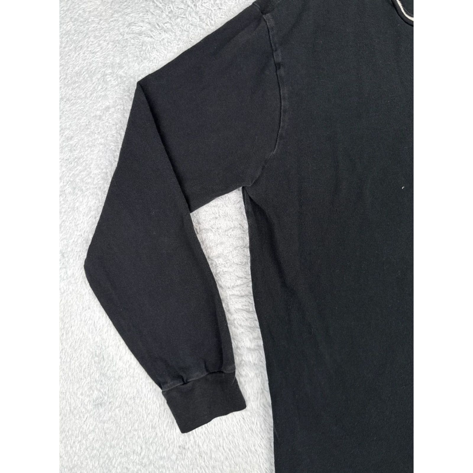 Ralph Lauren VINTAGE Polo Ralph Lauren Shirt Adult XL Black Long Sleeve Crew Cotton Size US XL / EU 56 / 4 - 3 Thumbnail
