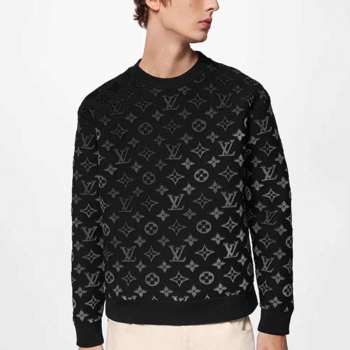 Louis Vuitton LV 24S Gradient Monogram Flocked Logo M Sweat Mint Size US M / EU 48-50 / 2 - 6 Thumbnail