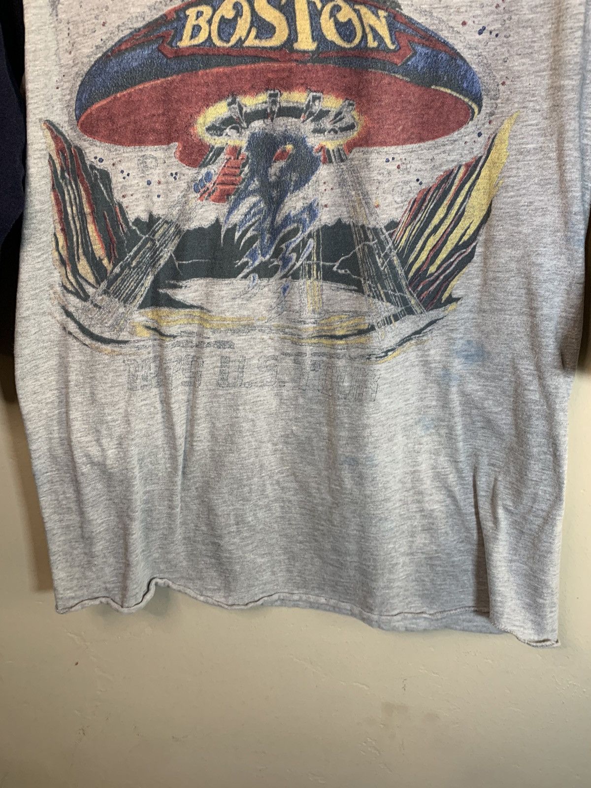 Band Tees × Vintage *RARE* Vintage 1979 Boston USA Tour Raglan Band Shirt Size US L / EU 52-54 / 3 - 6 Thumbnail