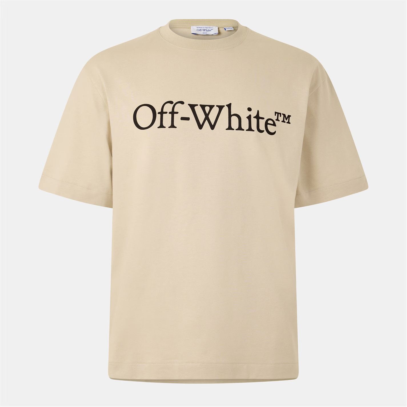 Off-White o1g2r1mq0226 Bkish Skate T-Shirt In Beige Size US XS / EU 42 / 0 - 1 Thumbnail