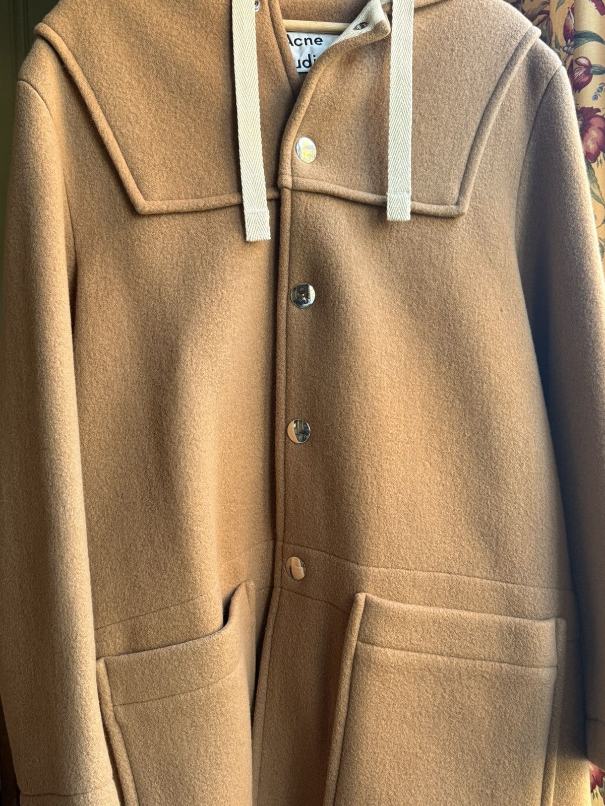 Acne Studios Acne Studios Duffle Coat in Tan Size US S / EU 44-46 / 1 - 2 Thumbnail