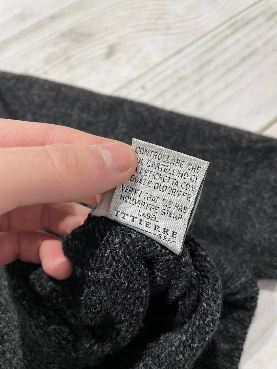 Versace Jeans Couture Versace Jeans Couture Knit Sweater 1/4 Zip Wool Big Logo Size US XXL / EU 58 / 5 - 13 Thumbnail